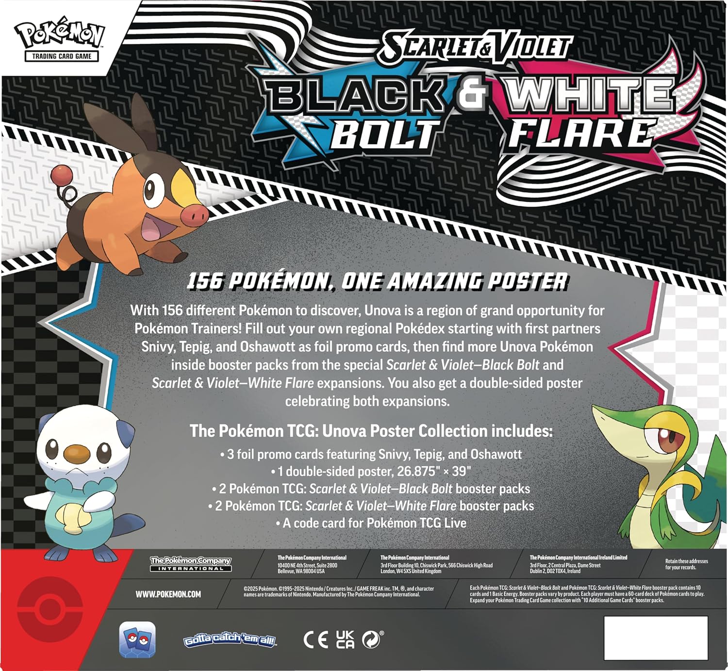 Pokémon TCG: Poster Box - Unova (Scarlet & Violet 10.5) *inglés