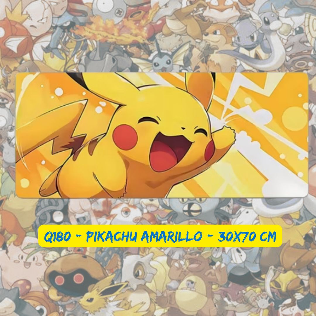 Playmat Pokémon TCG:  Pikachu Amarillo 30x70 cm