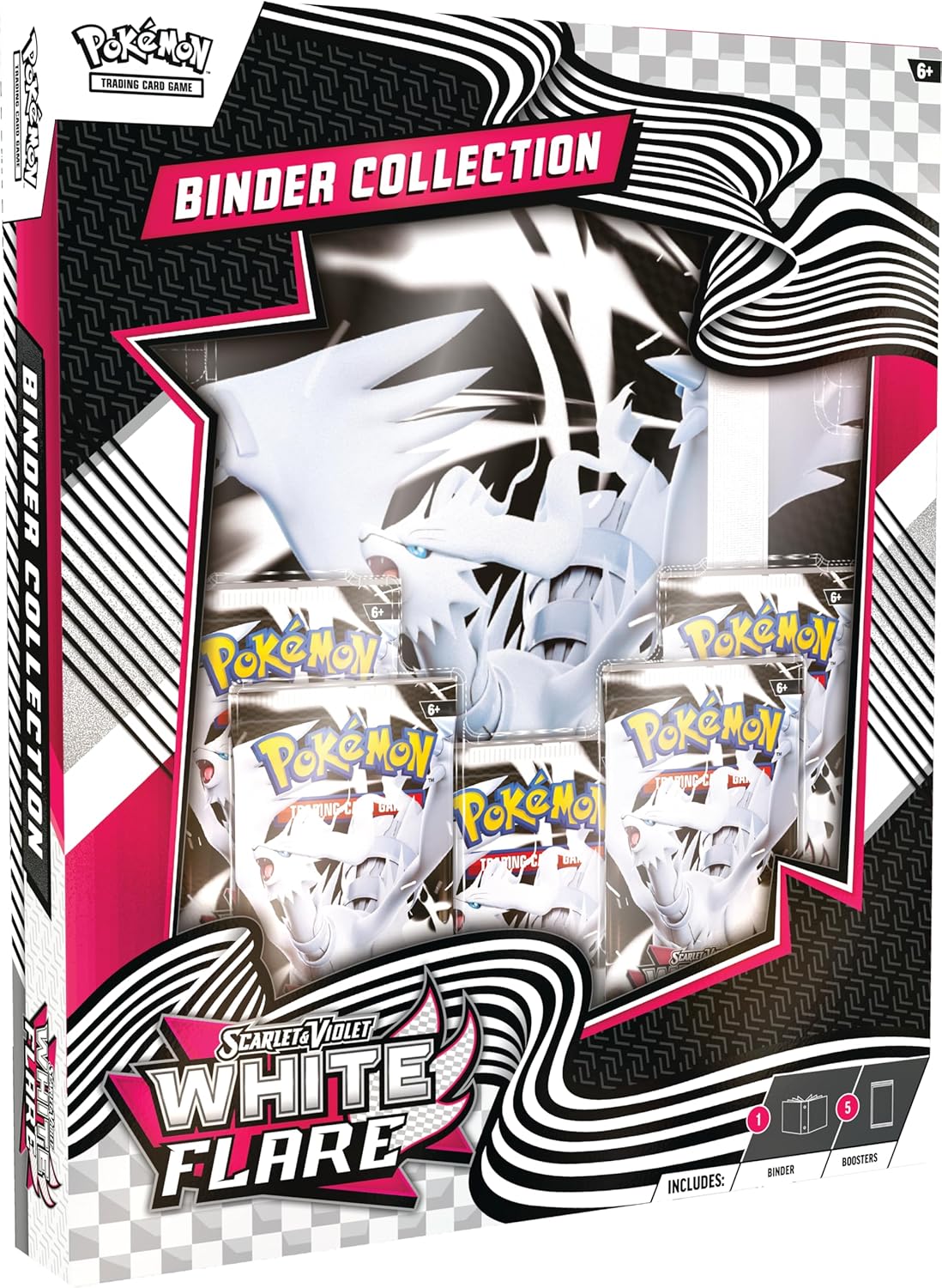 Pokémon TCG: Binder - White Flare Binder Collection (Scarlet & Violet 10.5) *español
