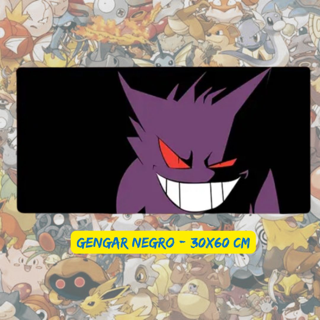 Playmat Pokémon TCG - Gengar Negro 30x60 cm