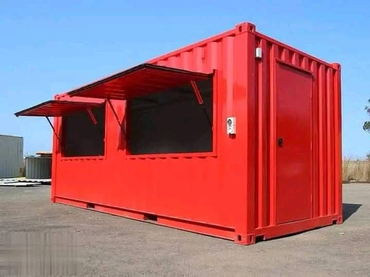 Conteneur Tuck Shop 6 mètres – Snack  Boutique mobile d’occasion