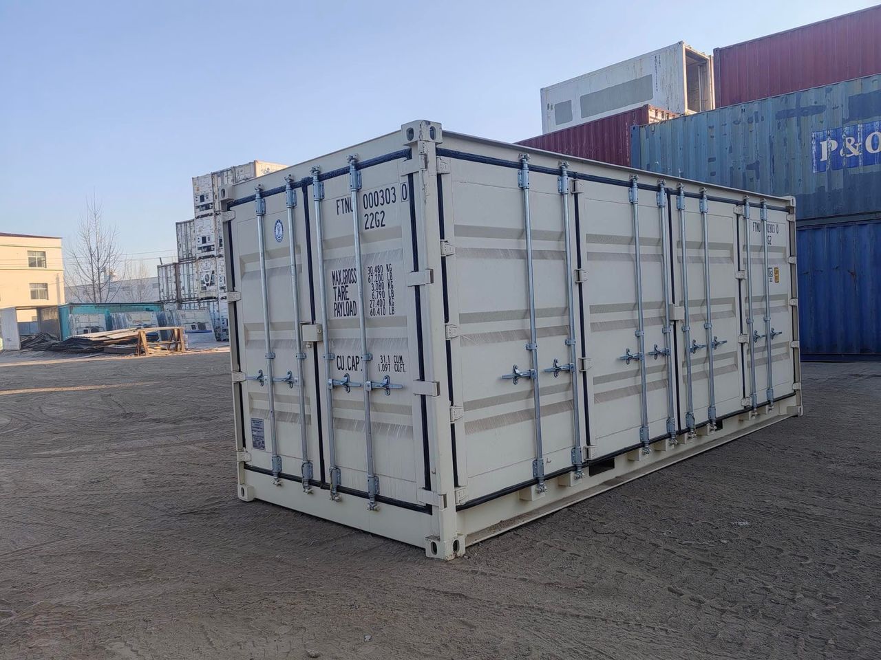 Conteneur Maritime 20 Pieds Open Side – Premier Voyage