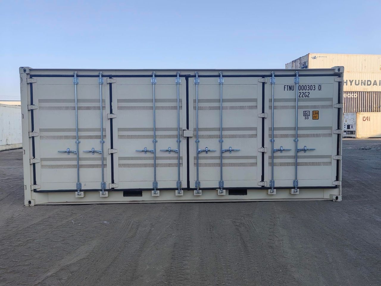 Conteneur Maritime 20 Pieds Open Side – Premier Voyage