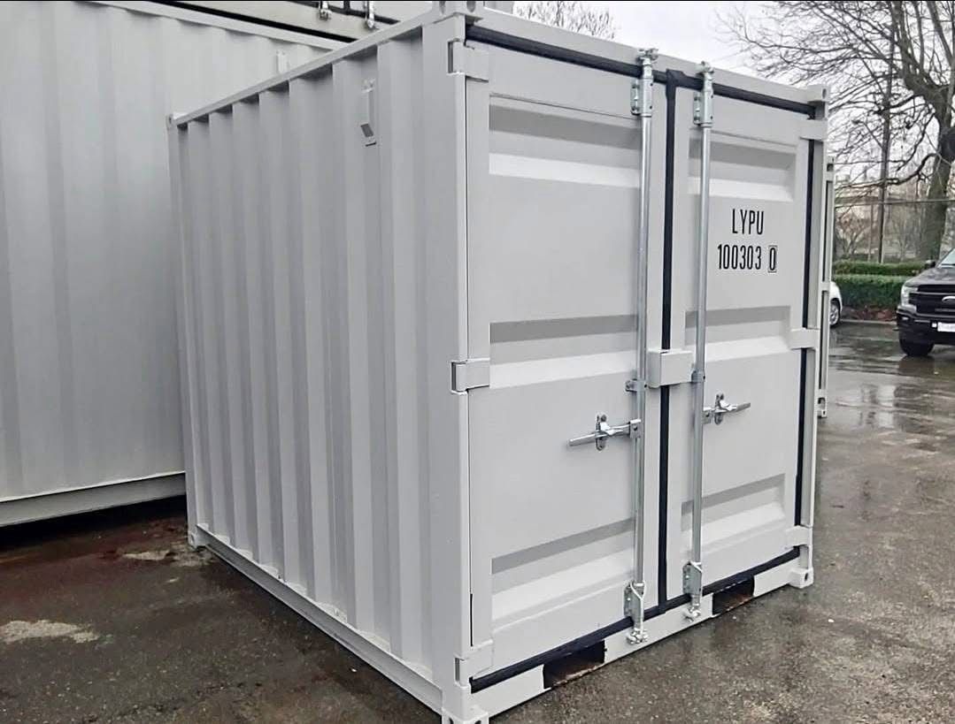 Conteneur Maritime 8 Pieds Neuf – Blanc (RAL 9010)