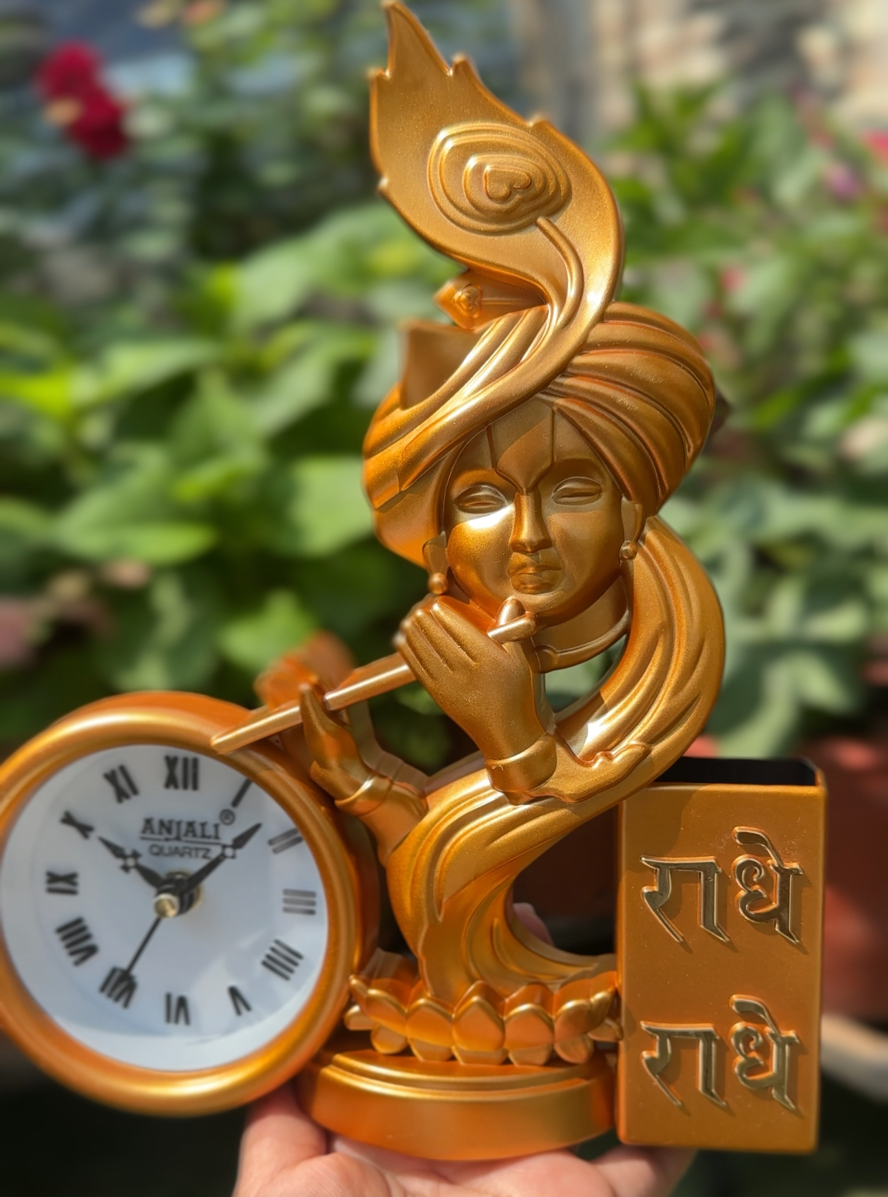 Radhe Radhe Analog Table Clock