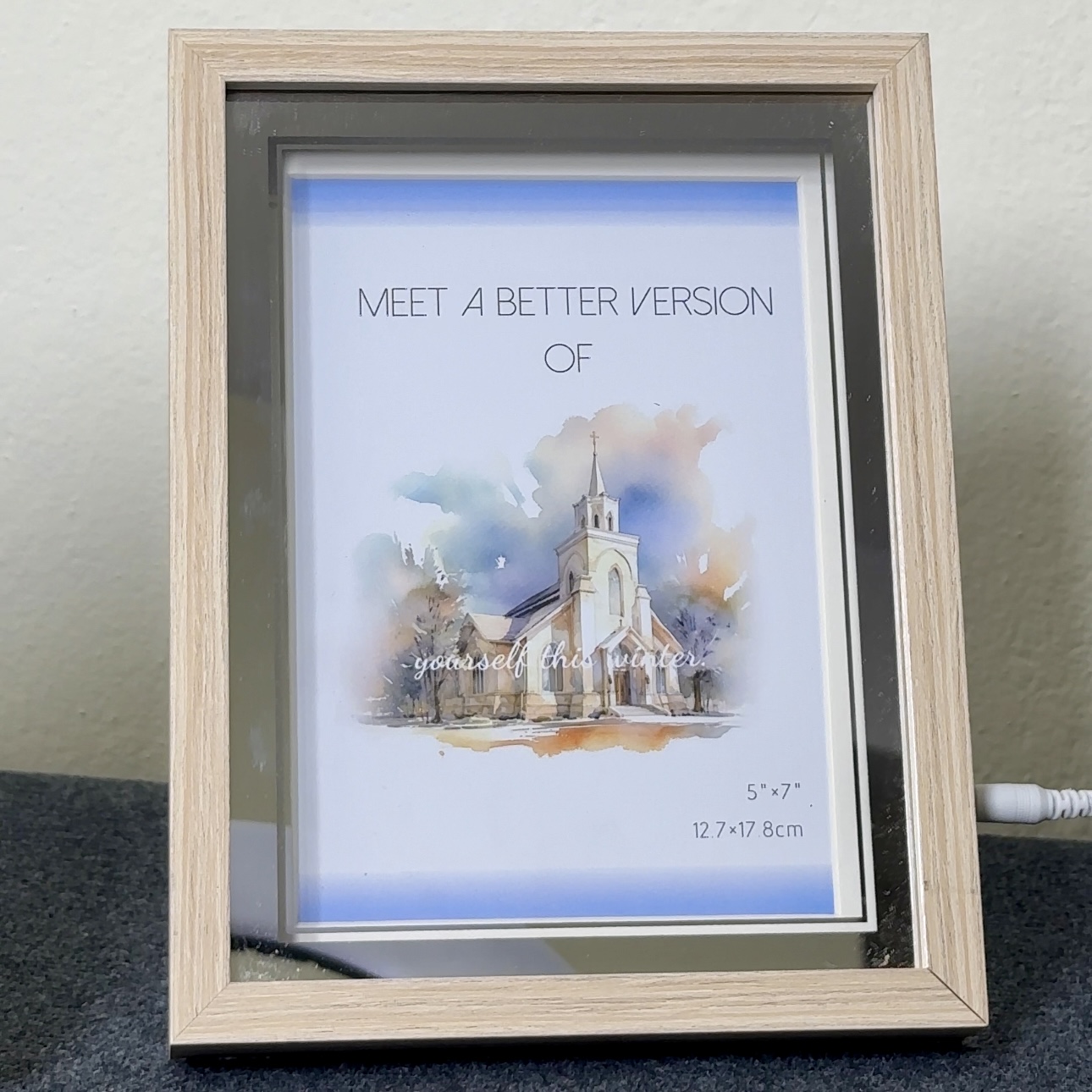 LED Wooden Picture Frame