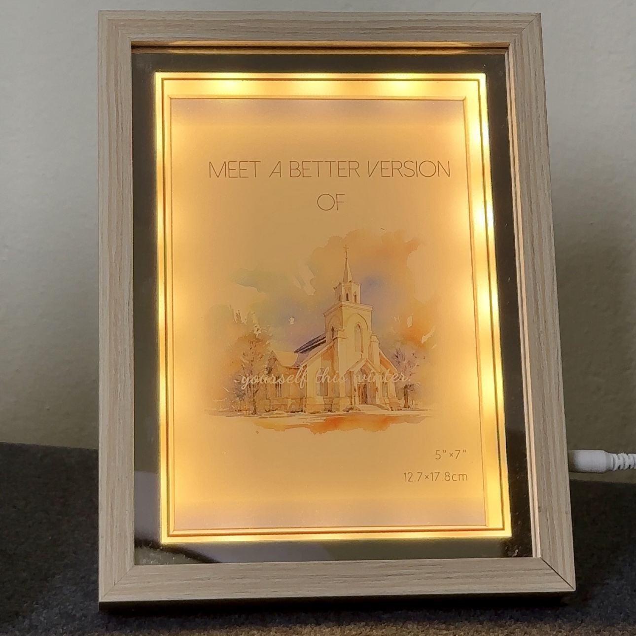 LED Wooden Picture Frame