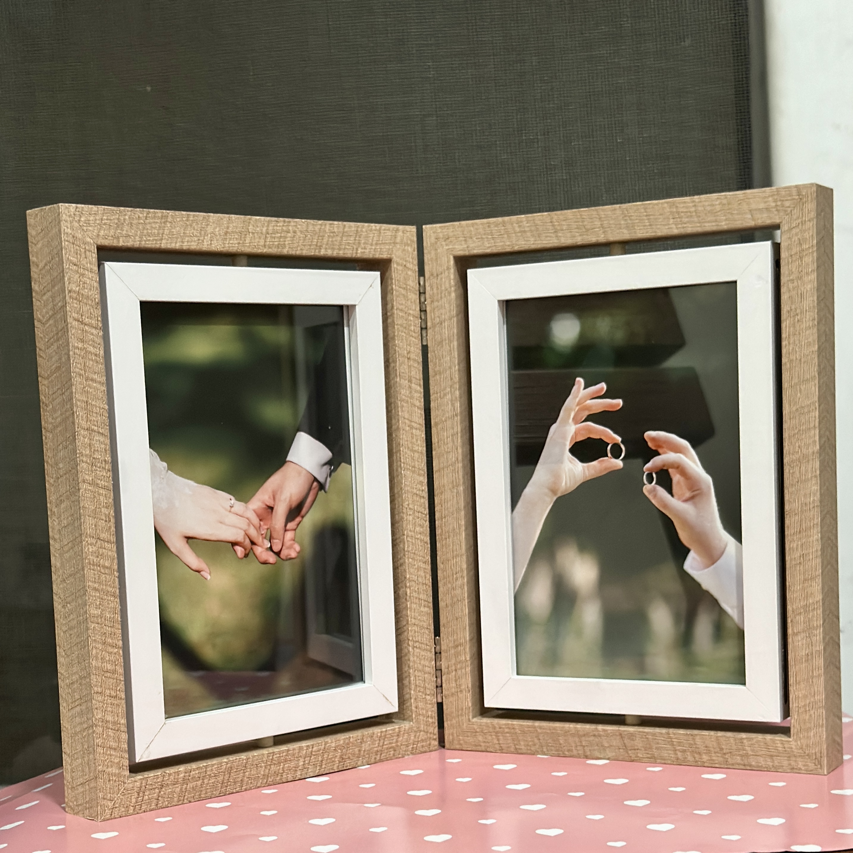 One Fold wooden Picture Frame