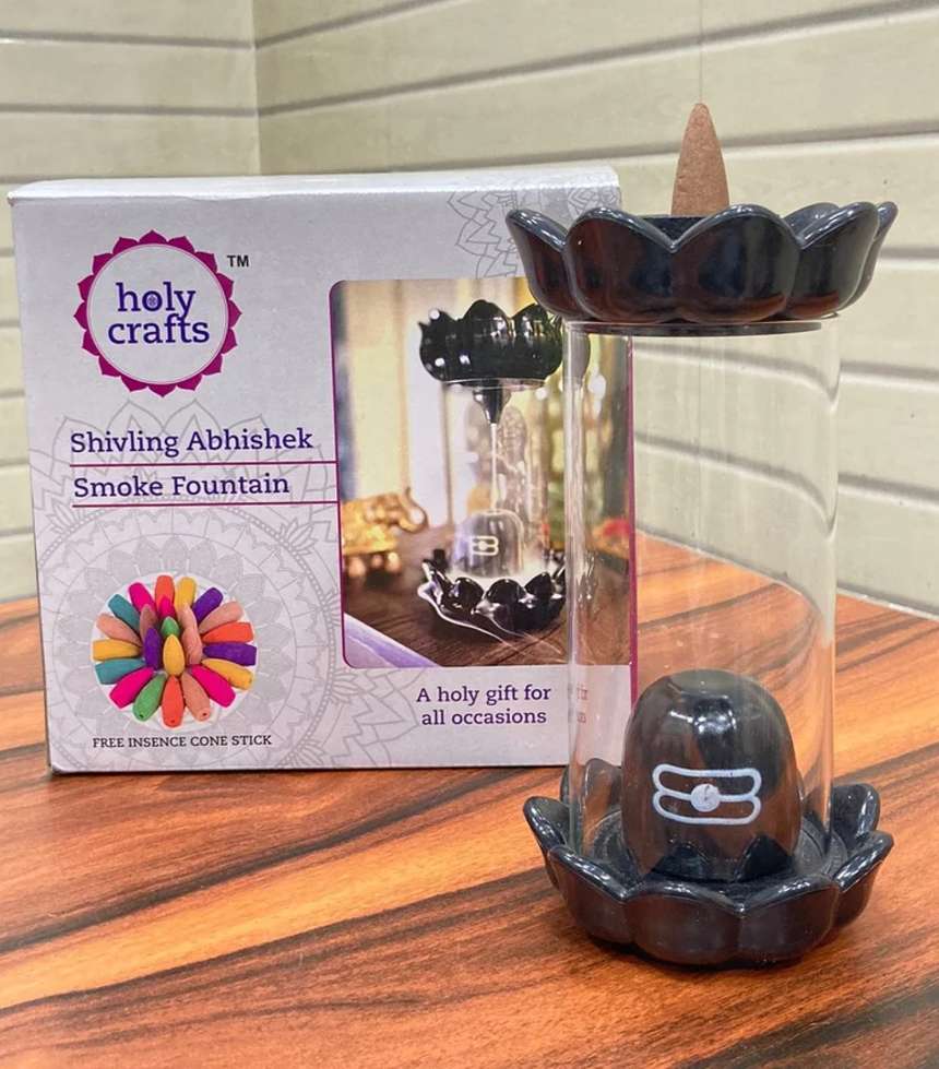 Shivaling Back-flow Smoke Fountain
