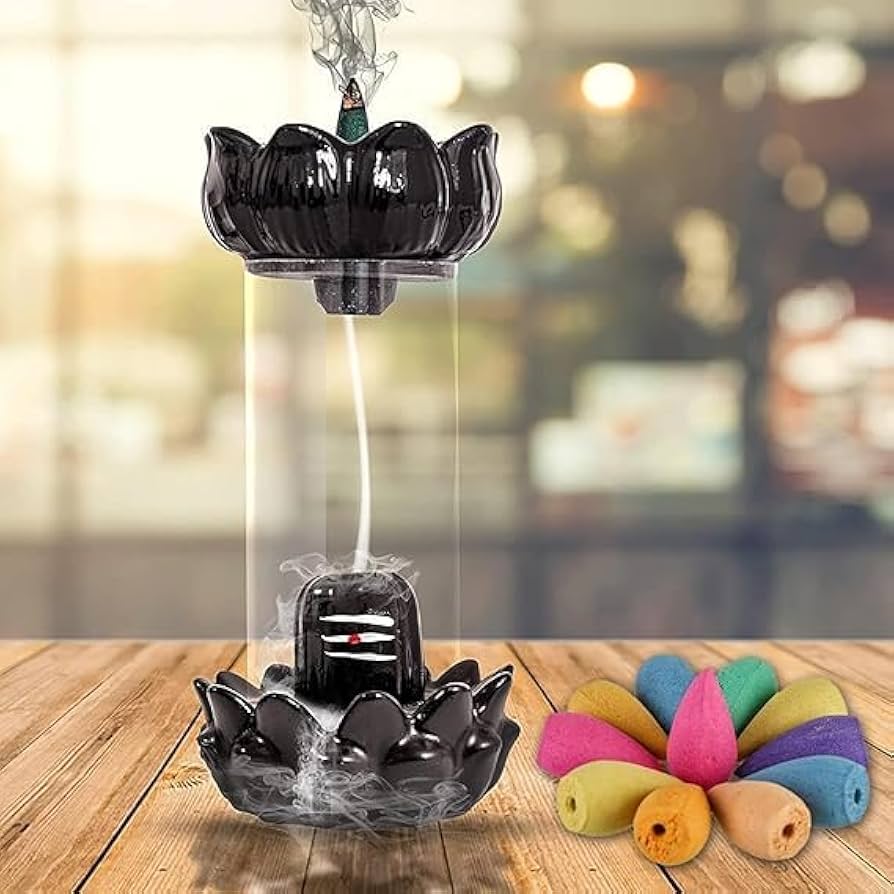 Shivaling Back-flow Smoke Fountain