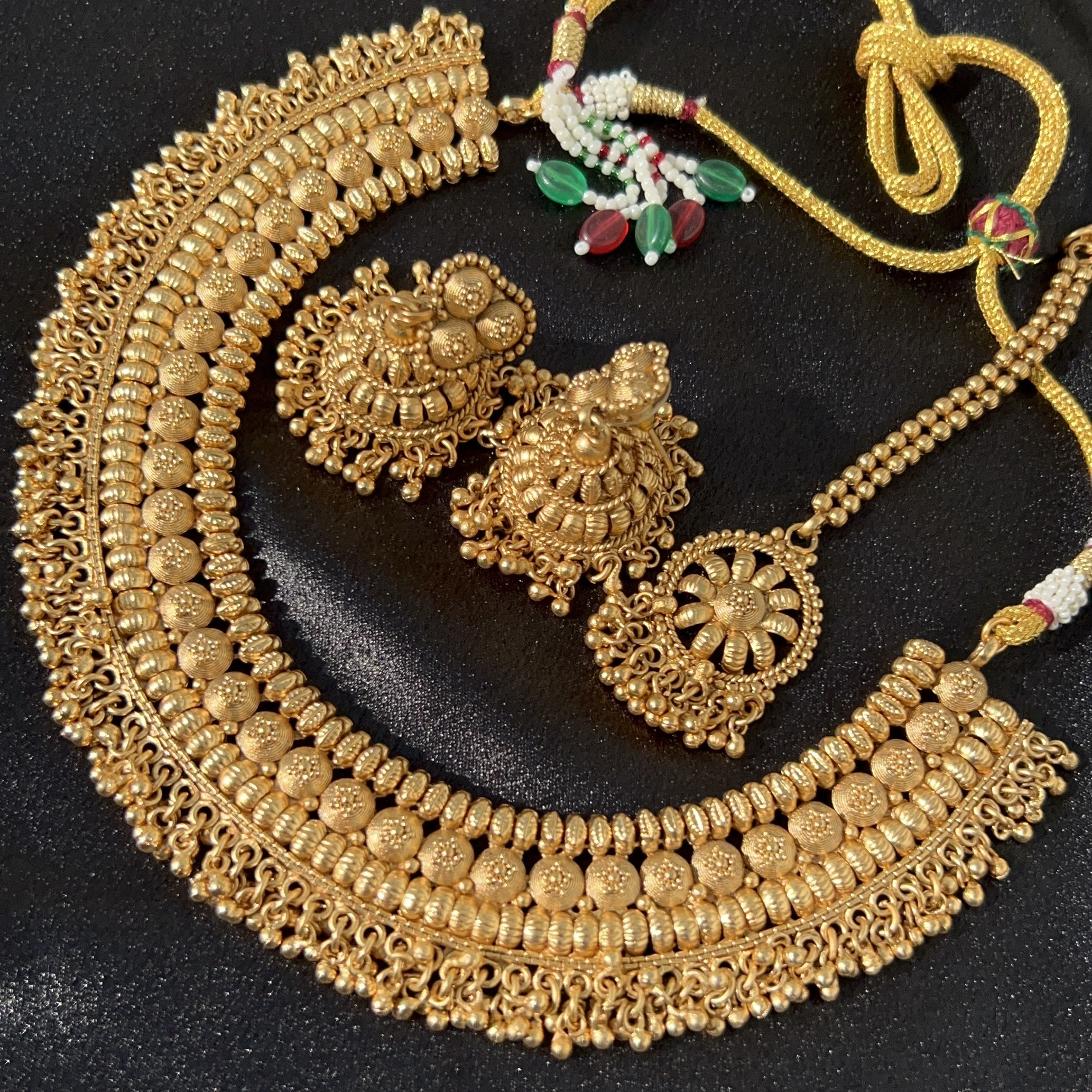Traditional Brass Jewelry Set