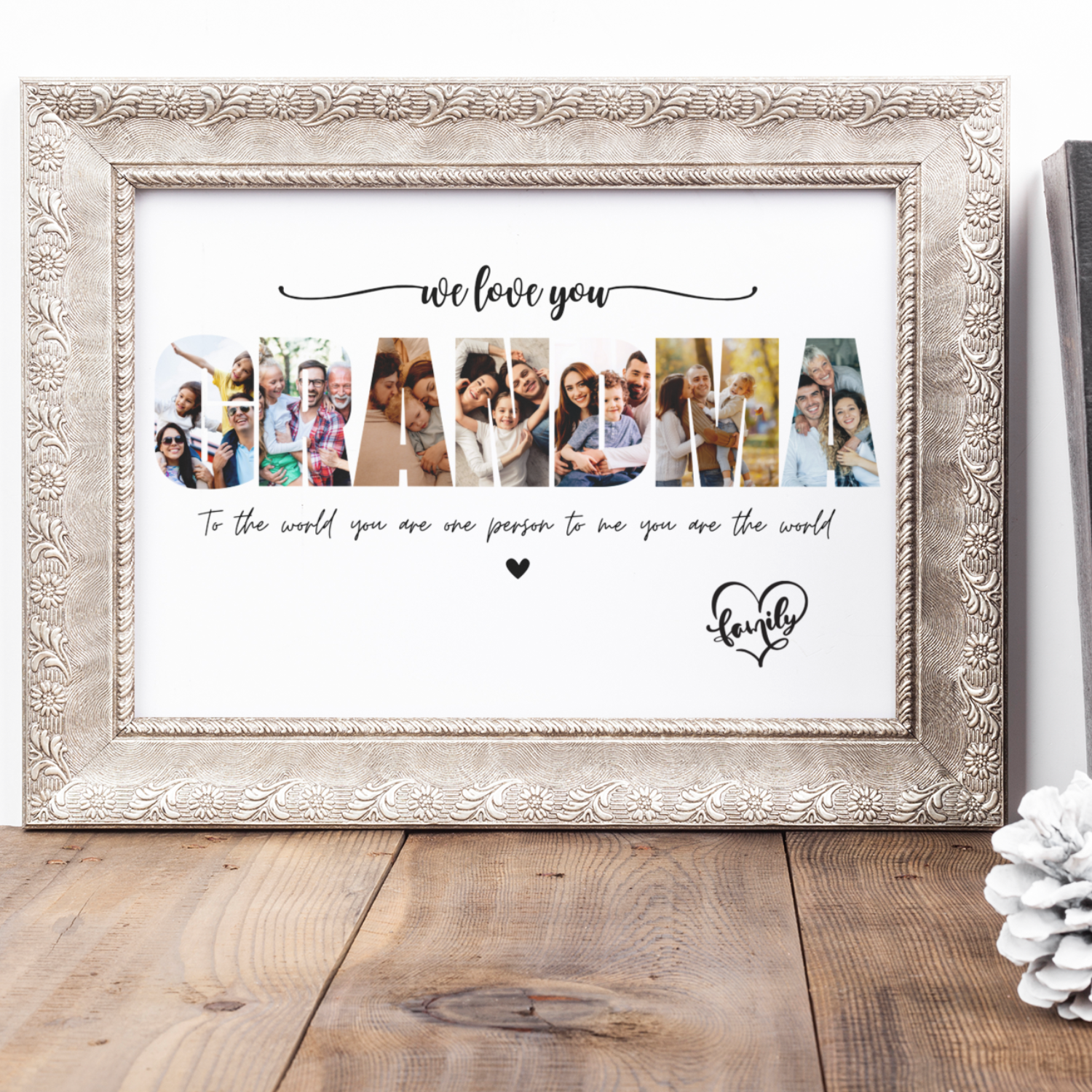 LOVE You Forever – Custom Grandma Photo Collage
