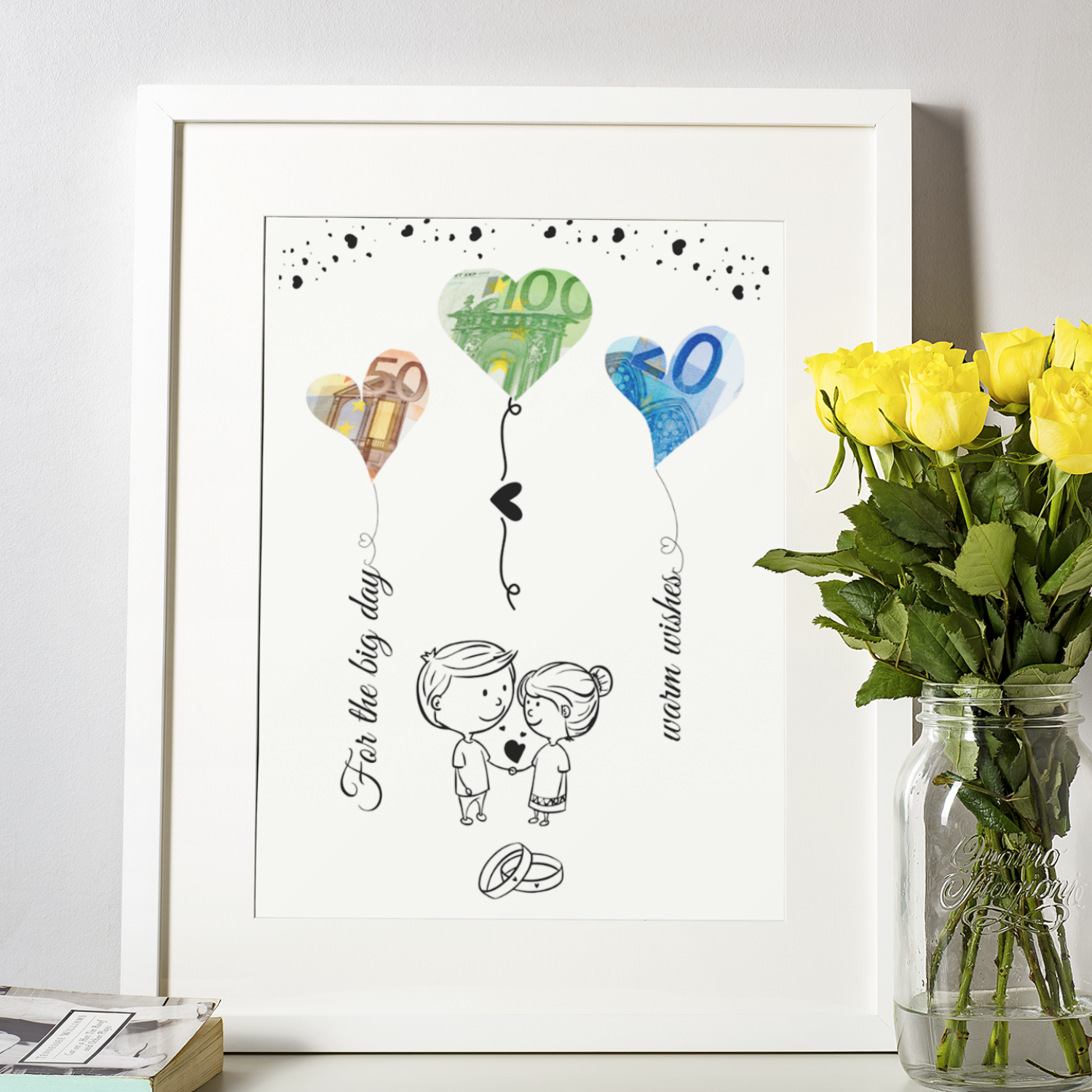 💍 The Money Gift That Lasts – A Heartfelt Keepsake for the Newlyweds!