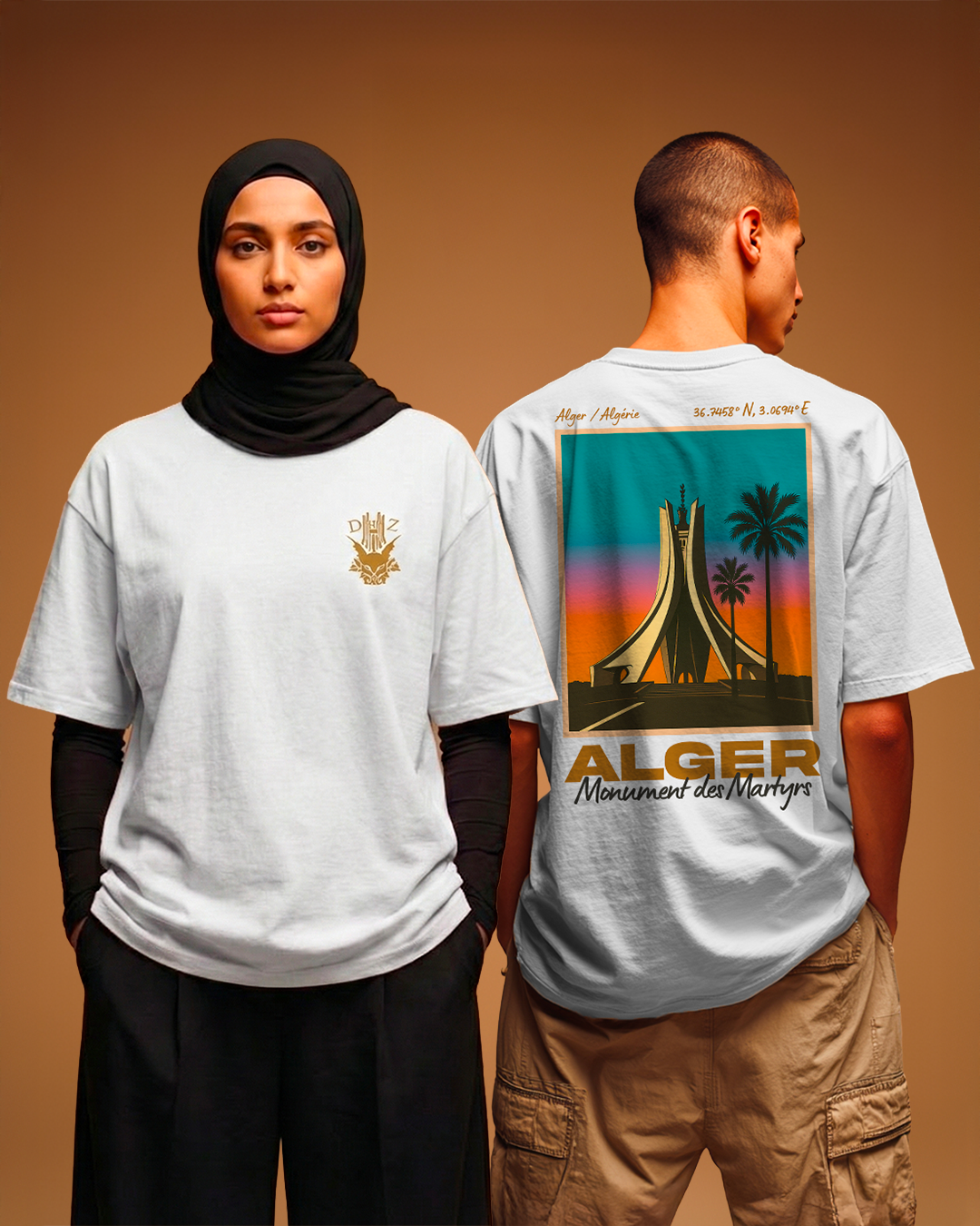 DZ Alger Oversize – Blanc