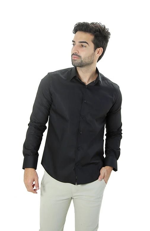 Camisa manga longa comfort básica