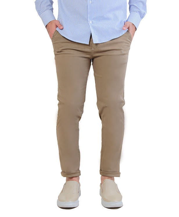 Calça alfaiataria skinny sarja com elastano