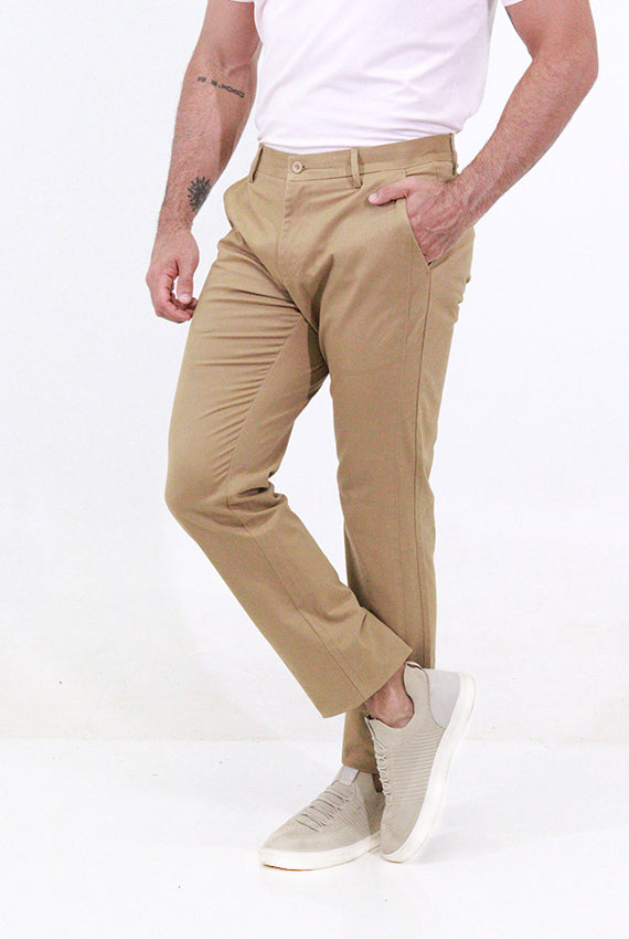 Calça sarja premium algodão egípcio