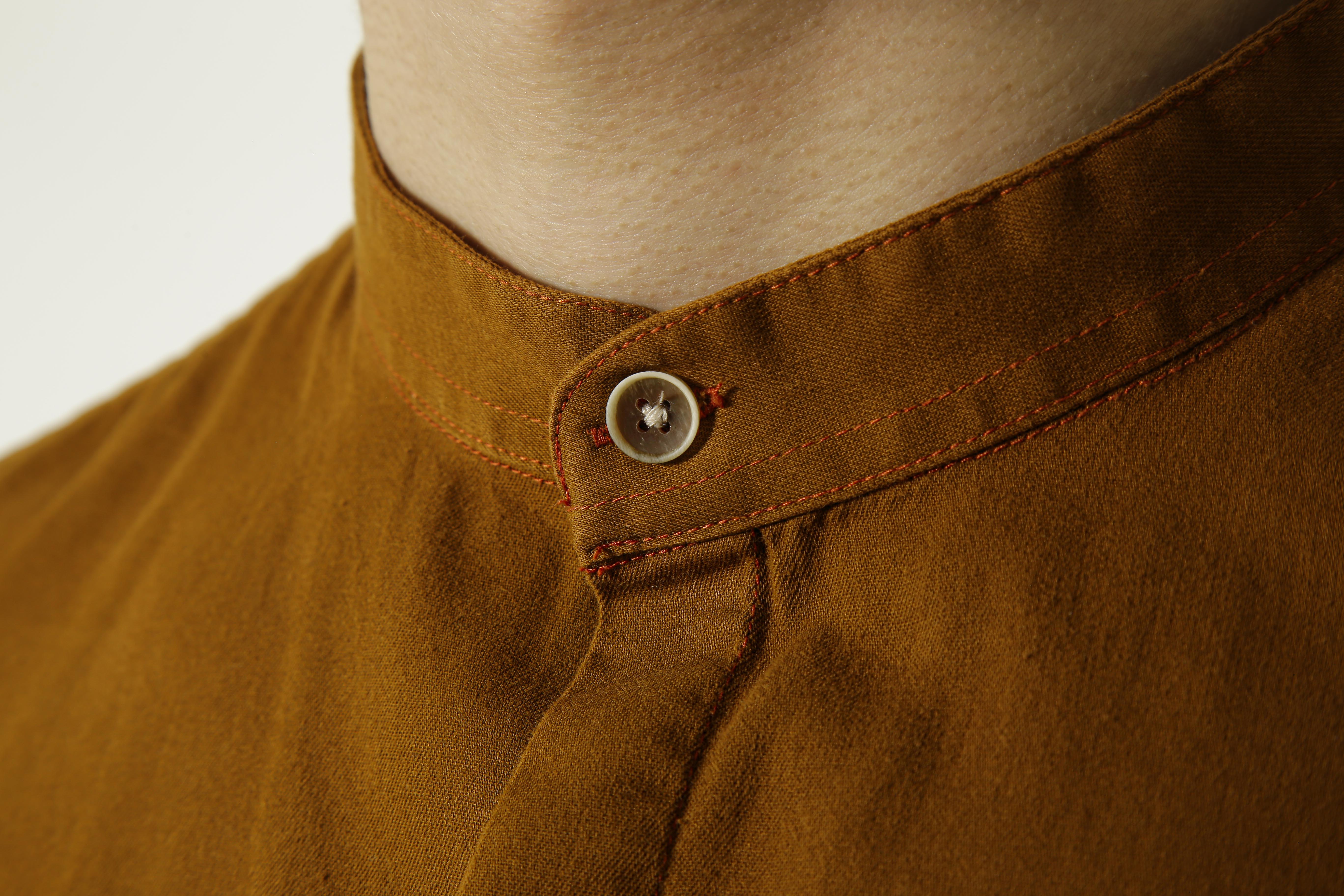 Camisa slim fit sarja gola padre