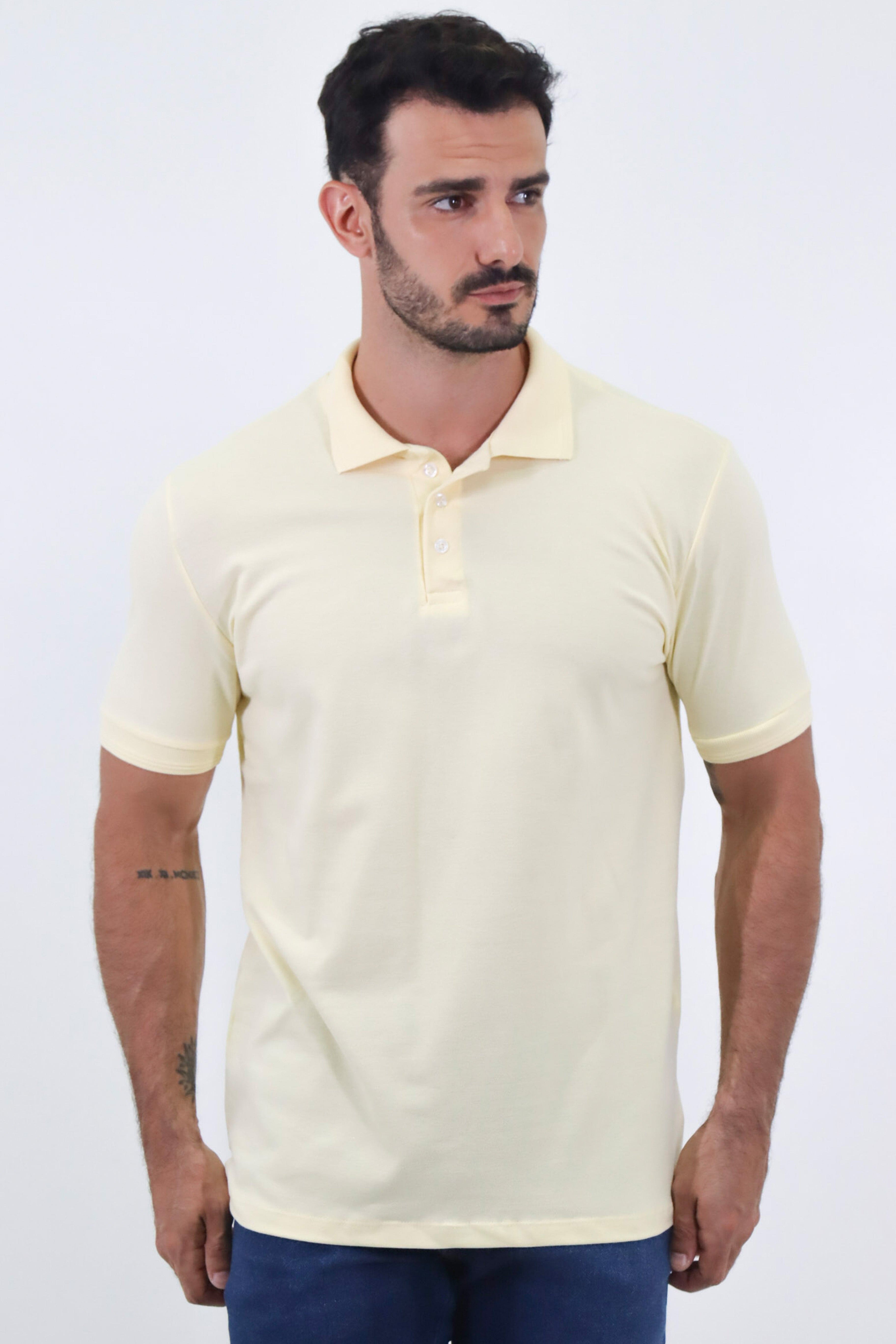 Polo piquet gold contínua