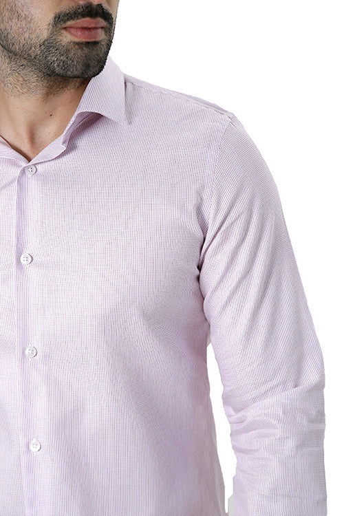 Camisa manga longa super slim maquinetada