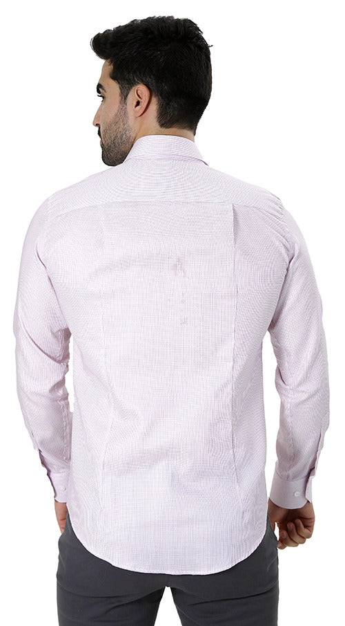 Camisa manga longa super slim maquinetada