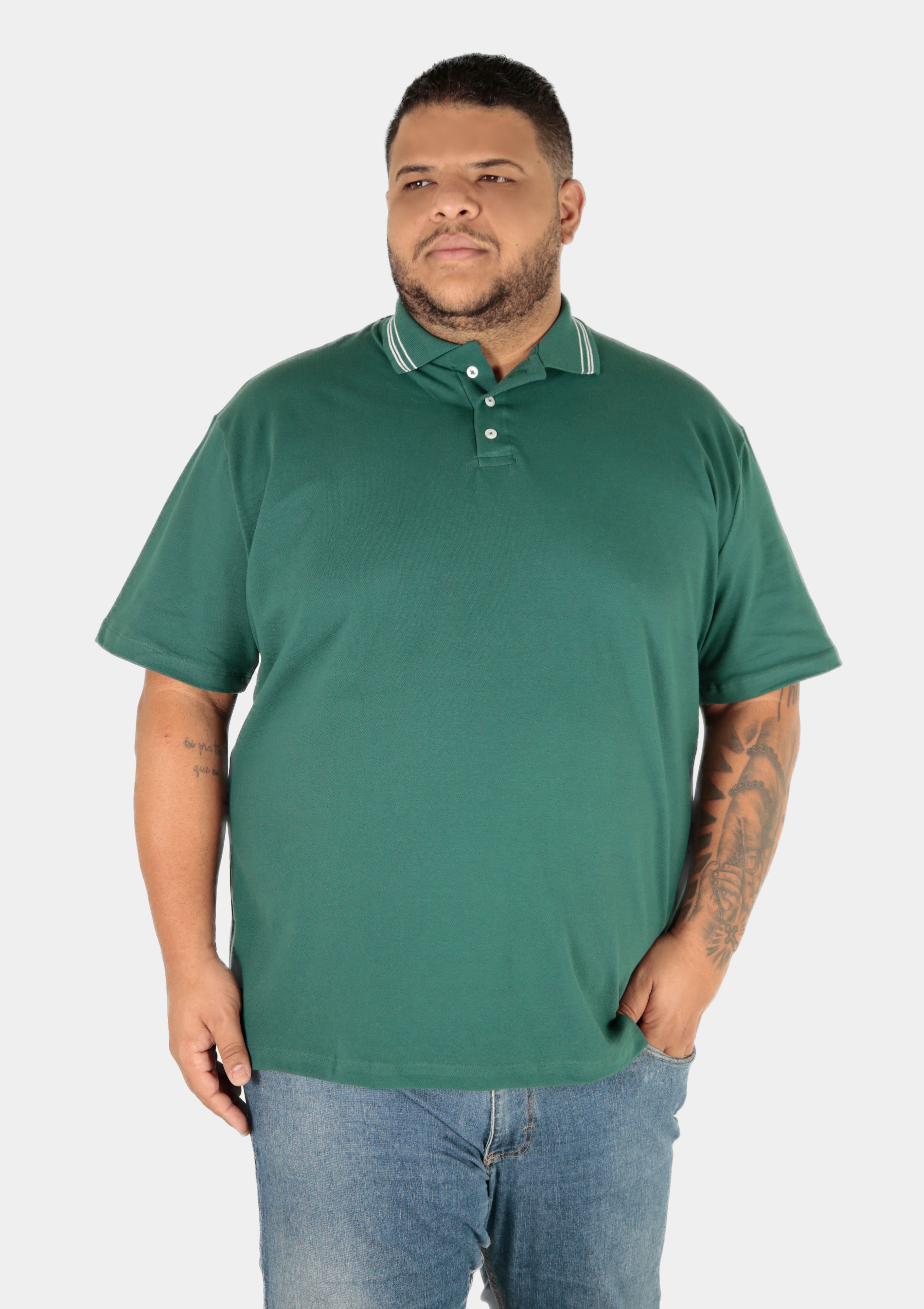 Polo piquet gold plus size