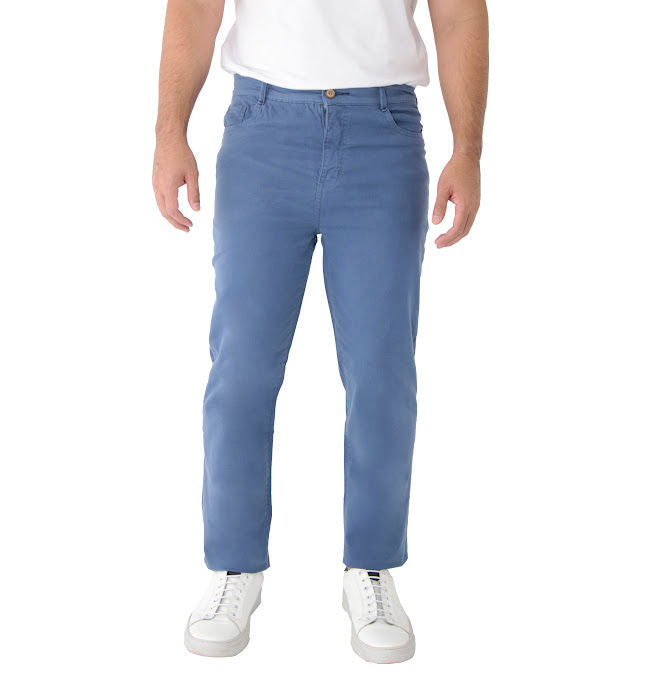 Calça sarja slim iron