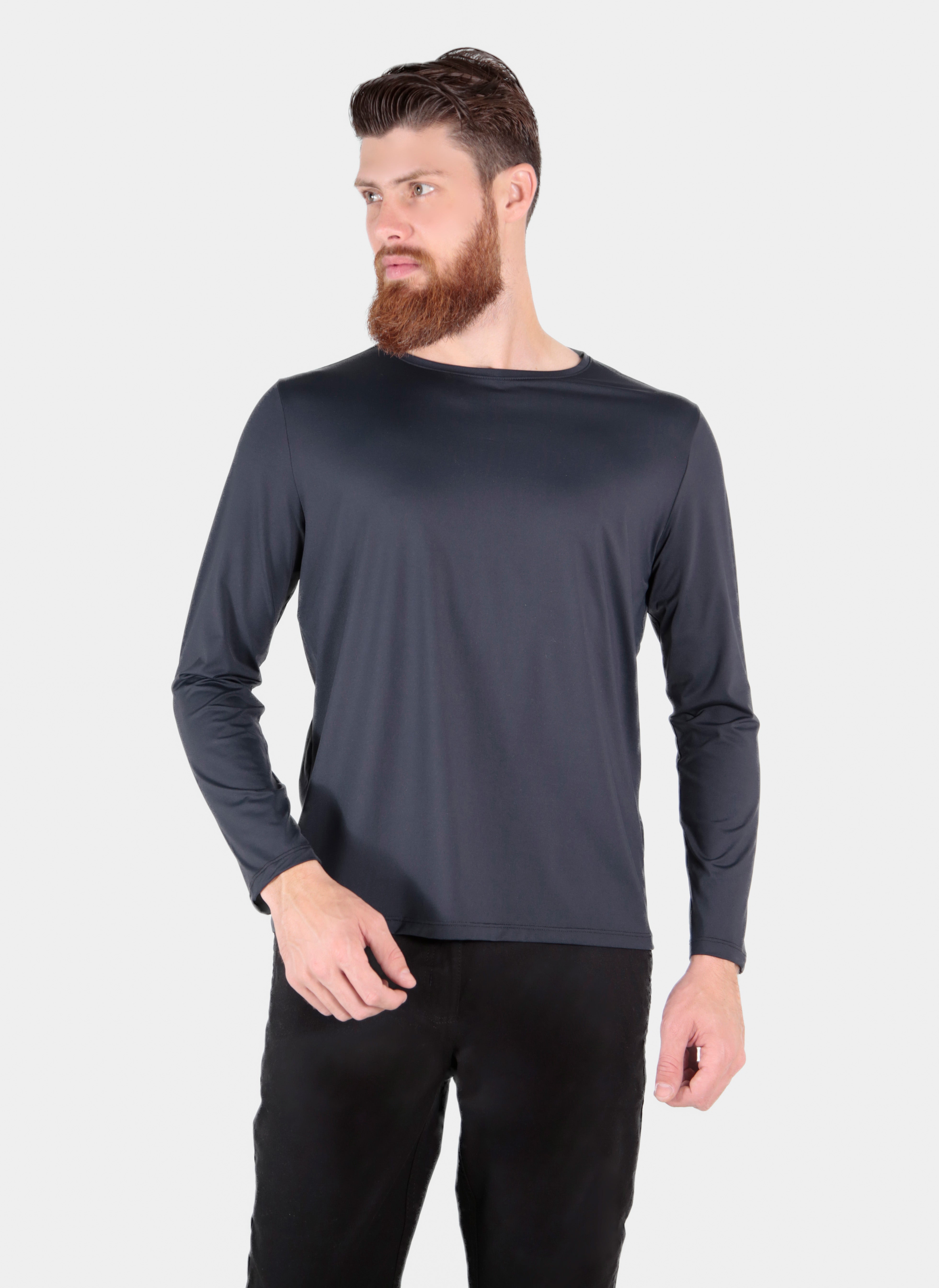 Camiseta poliamida lycra uv50+ premium manga longa