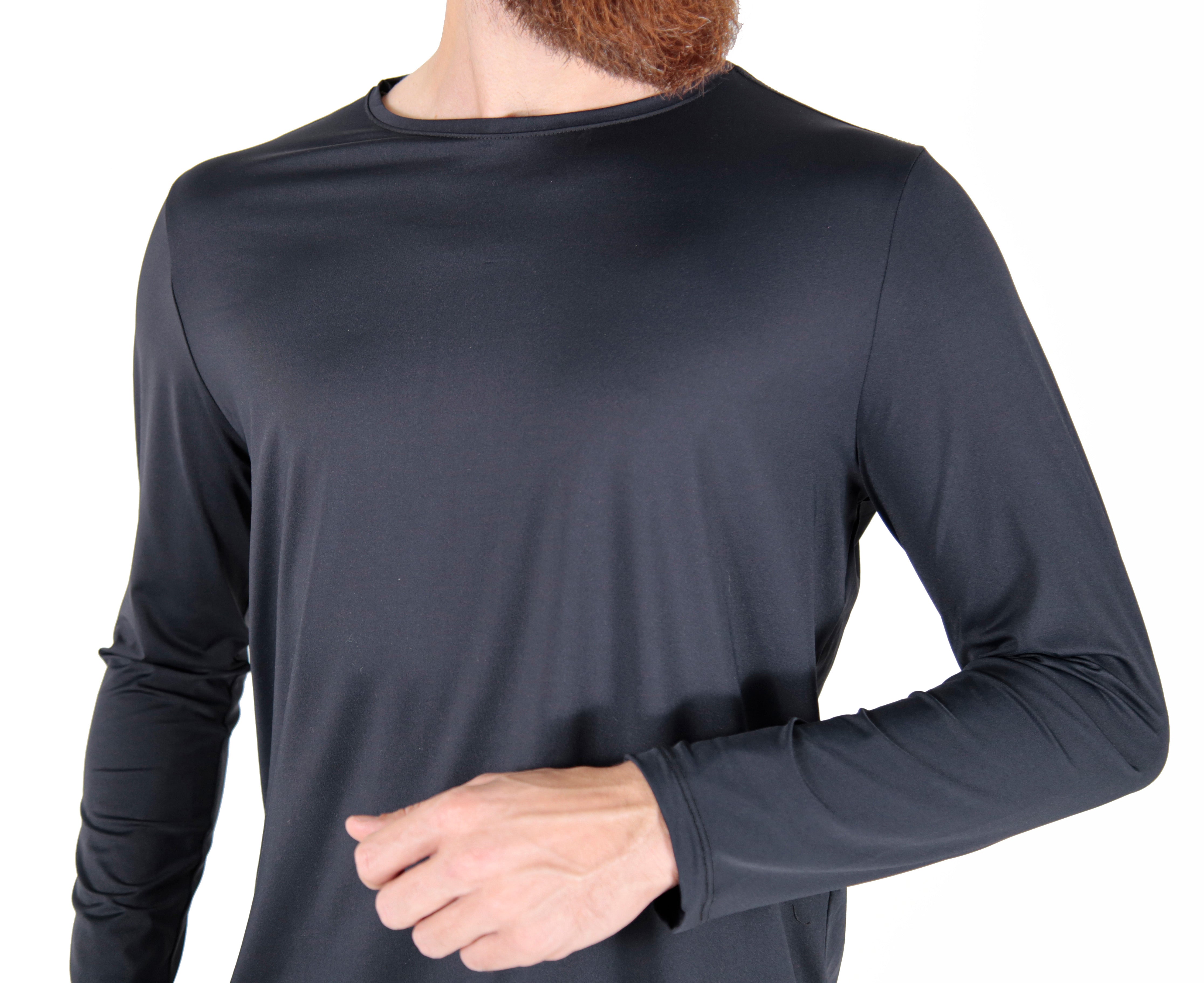 Camiseta poliamida lycra uv50+ premium manga longa