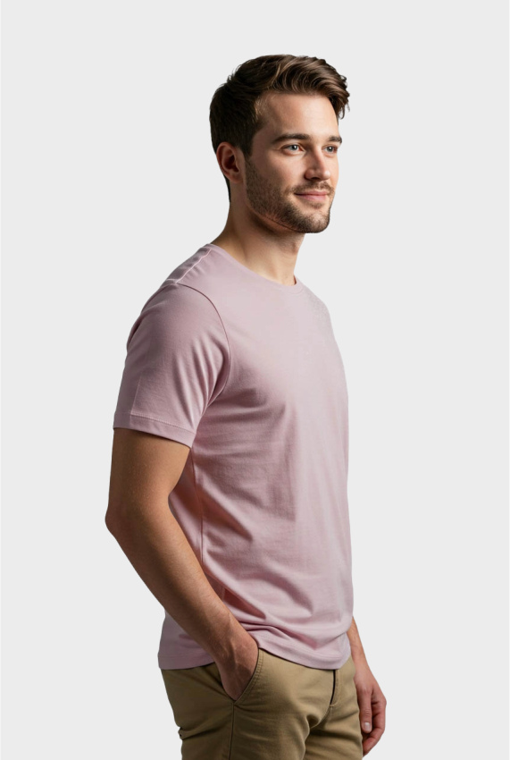 Camiseta básica gola redonda - contínua