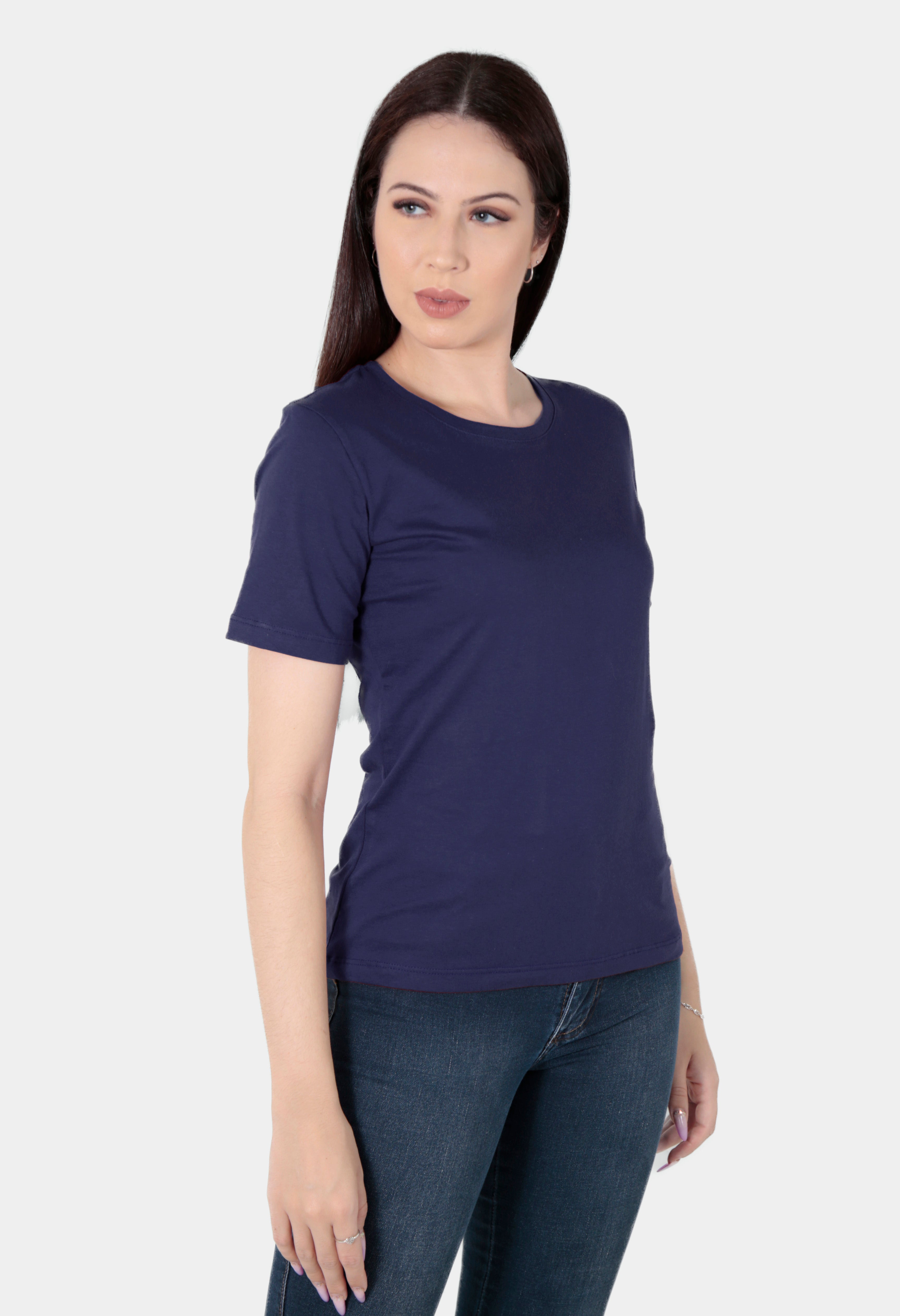 Camiseta t-shirt algodão egípcio feminina premium