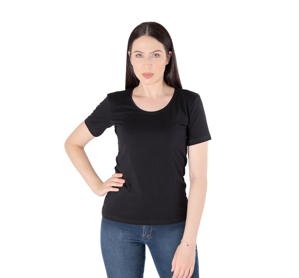 Camiseta t-shirt algodão egípcio feminina premium