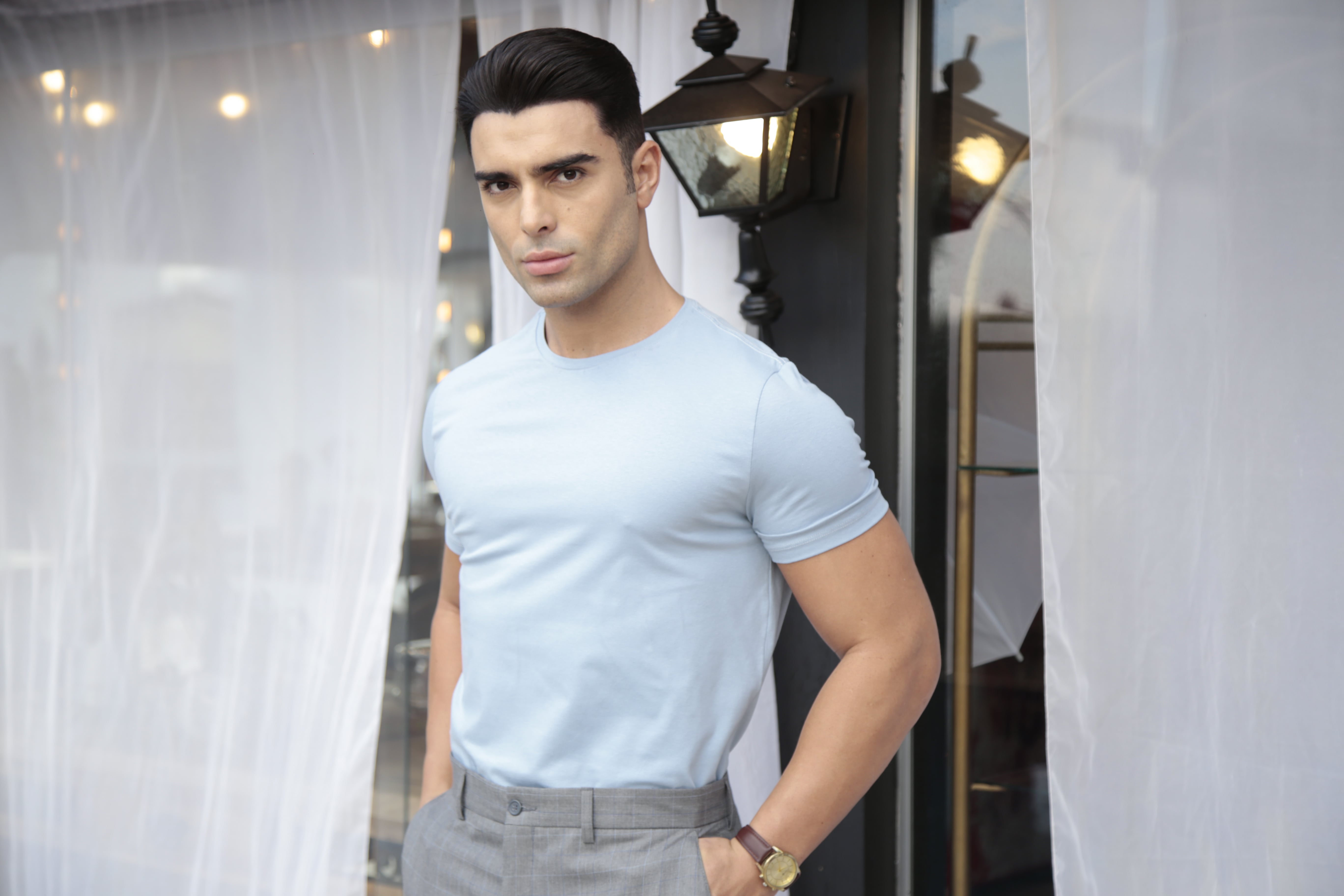 Camiseta pima premium algodão peruano