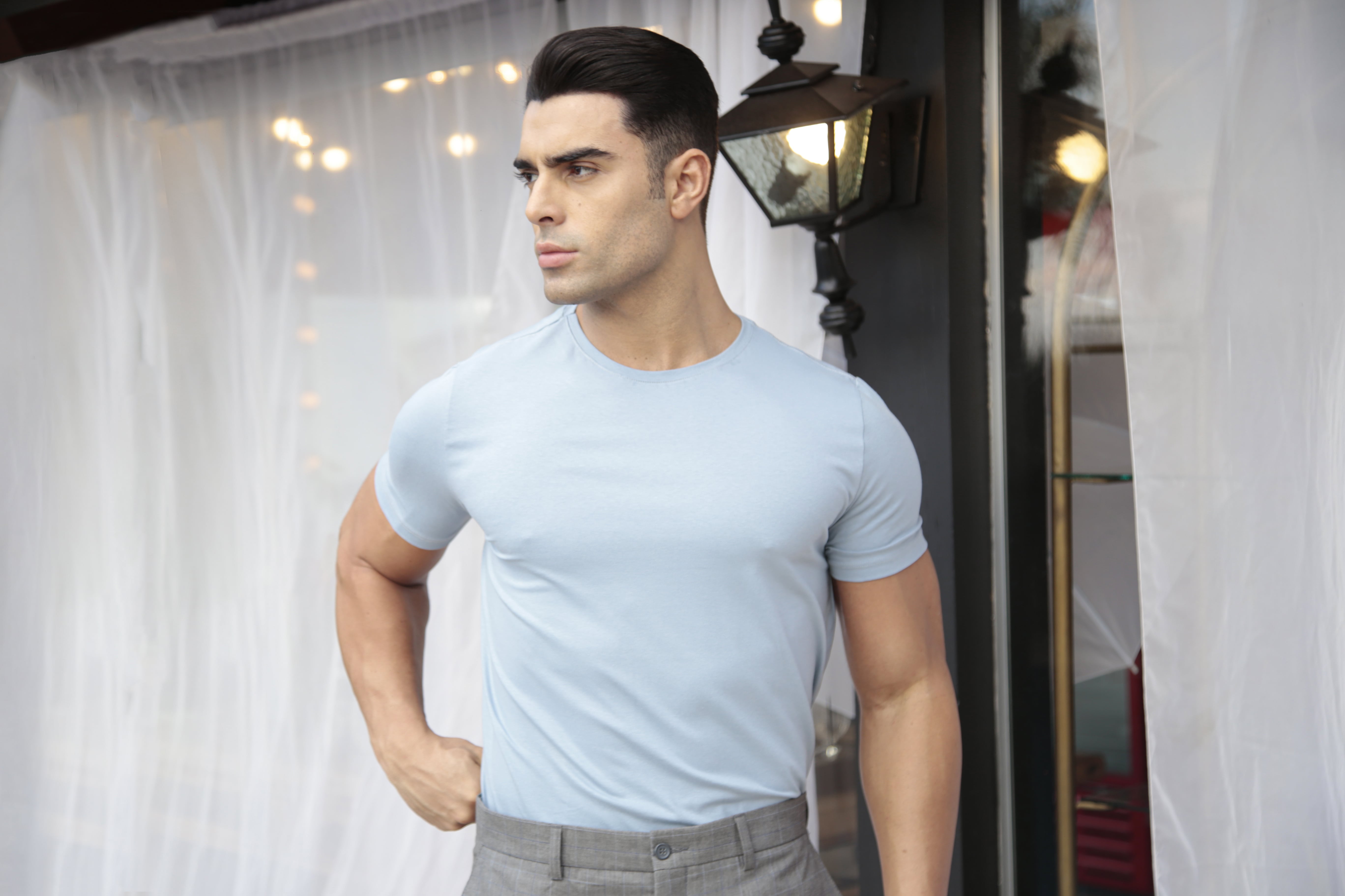 Camiseta pima premium algodão peruano