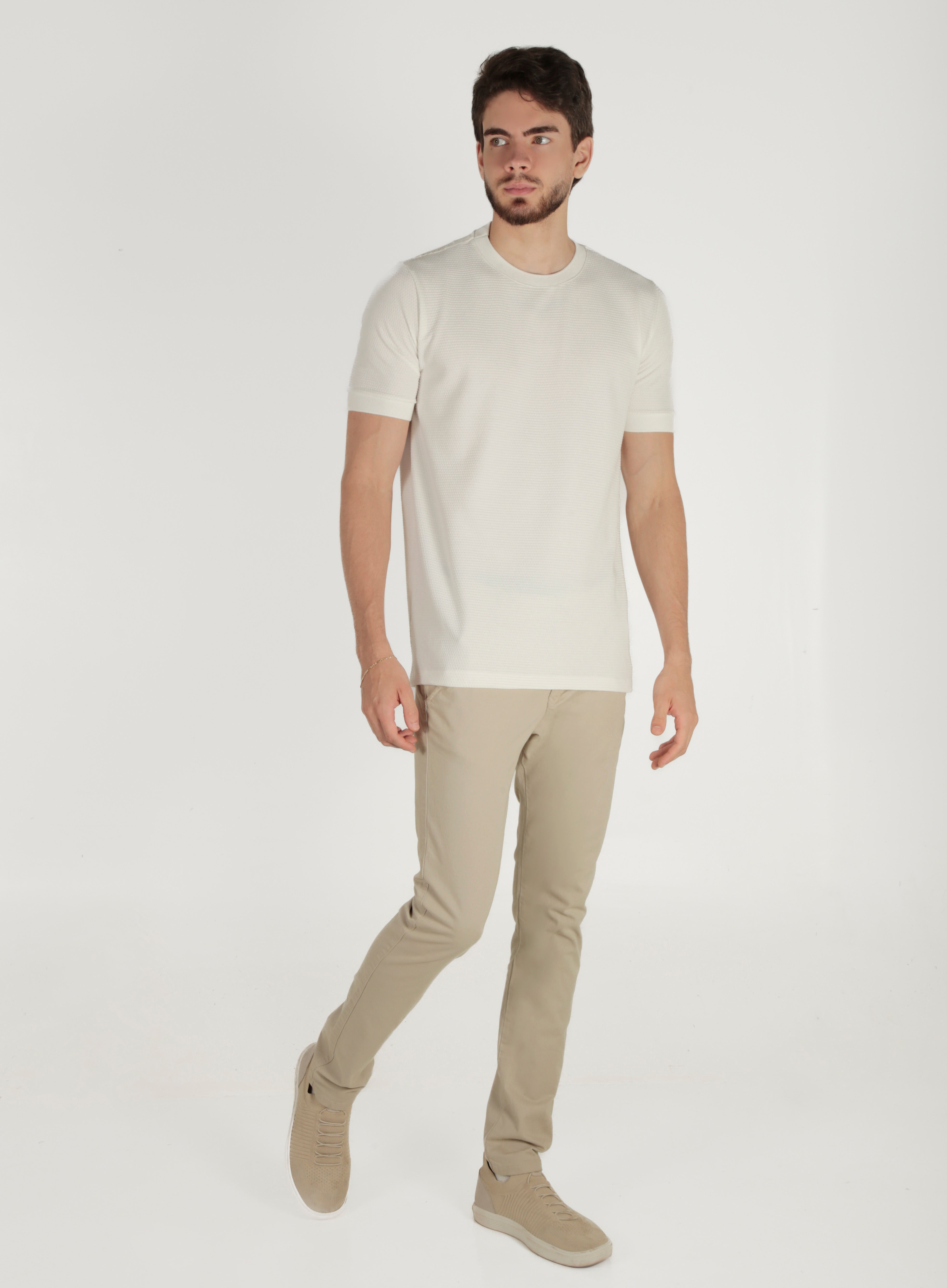 Camiseta estruturada textura