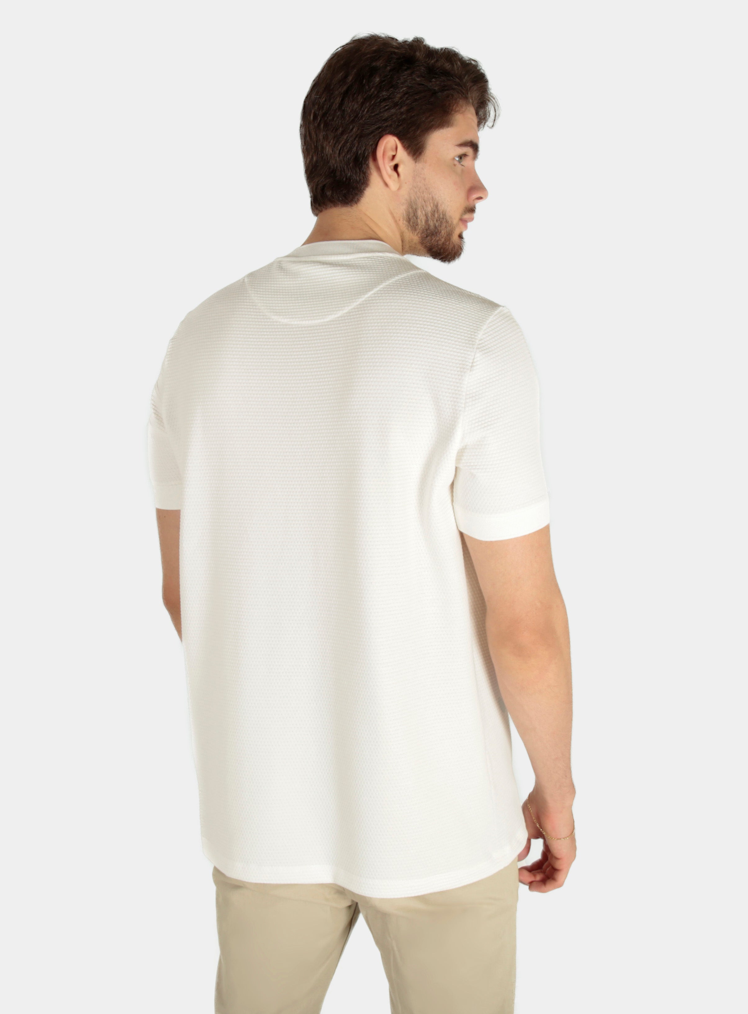 Camiseta estruturada textura