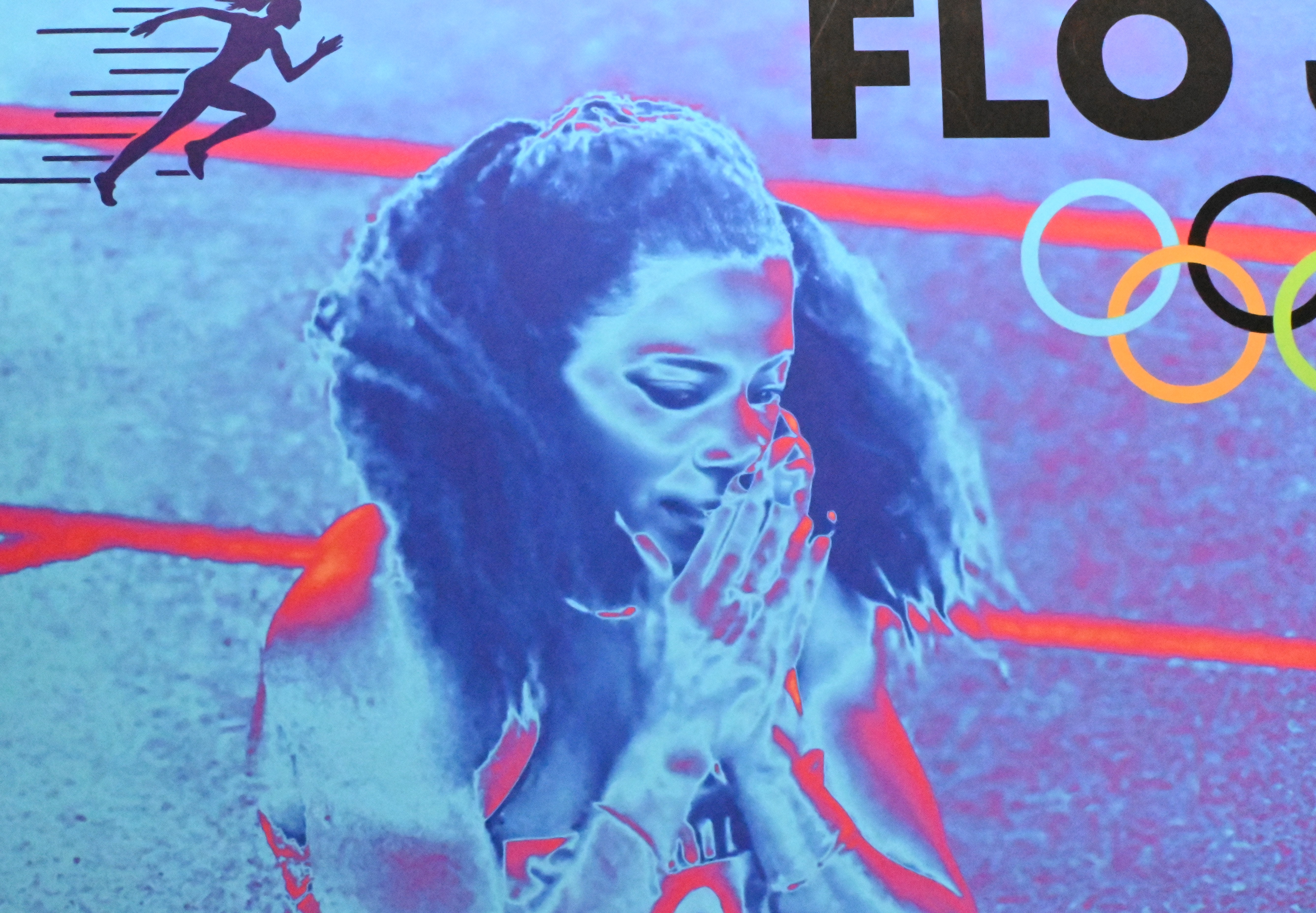 Flo Jo Olympics 1988 Fine art Poster
