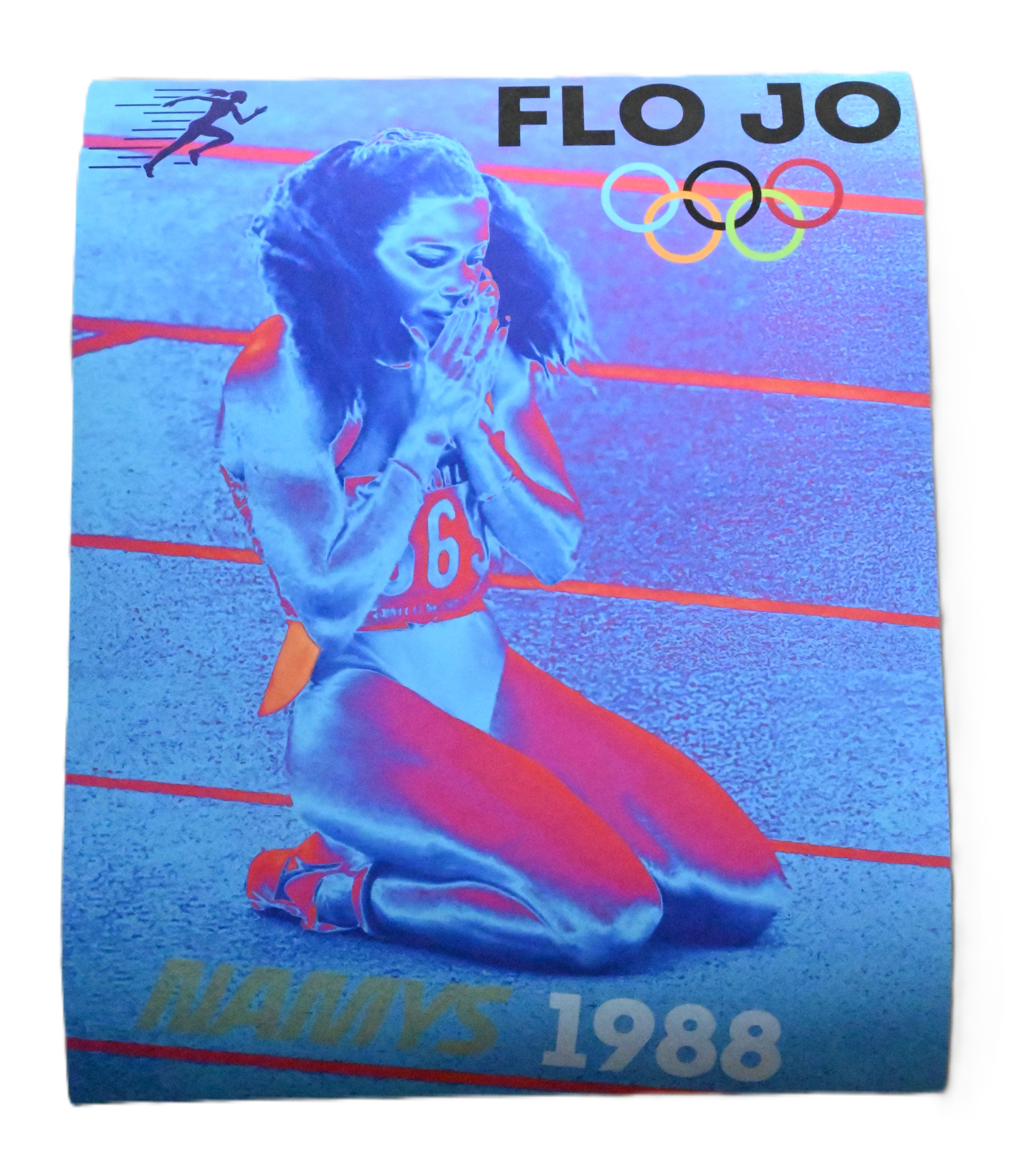 Flo Jo Olympics 1988 Fine art Poster