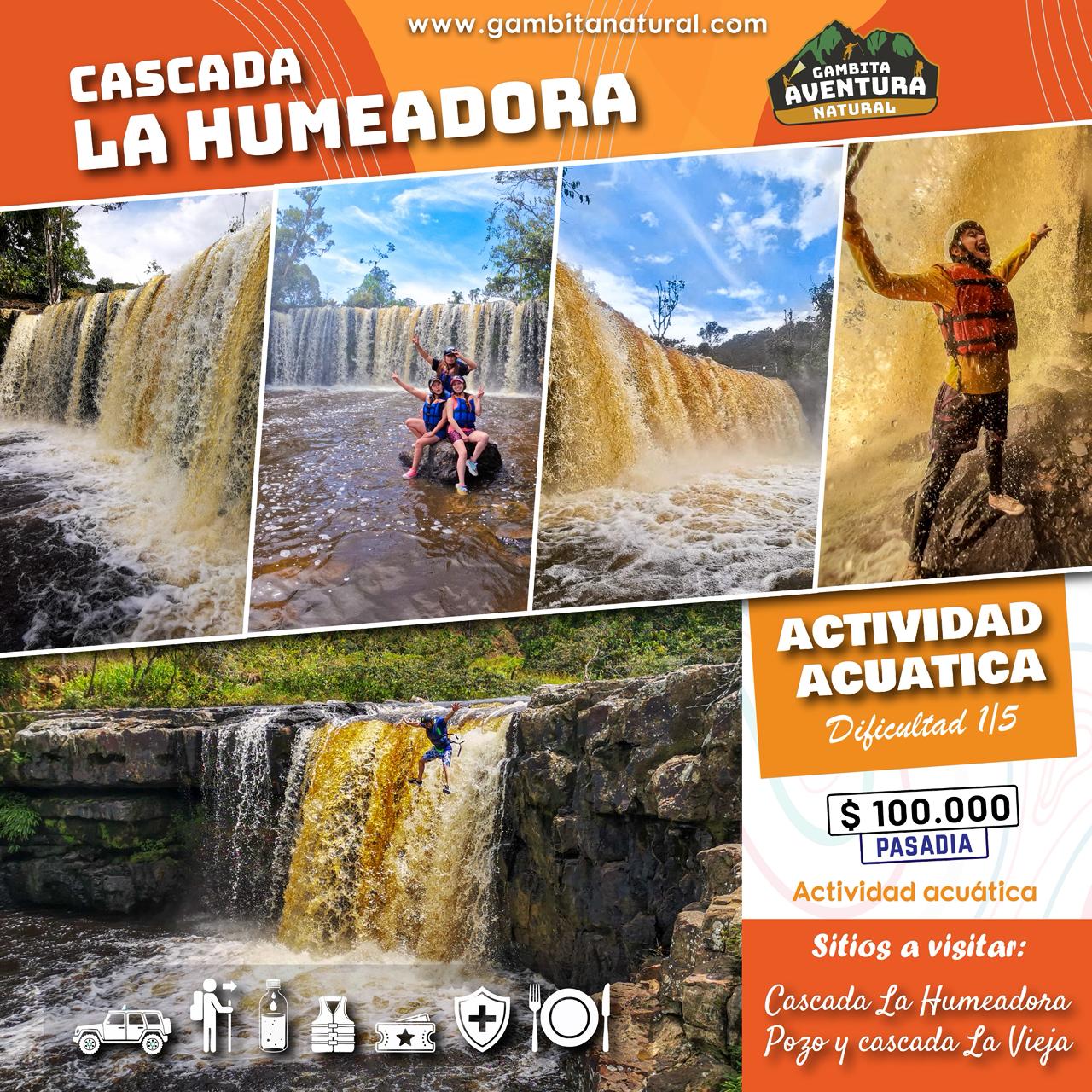 TOUR CASCADA LA HUMEADORA