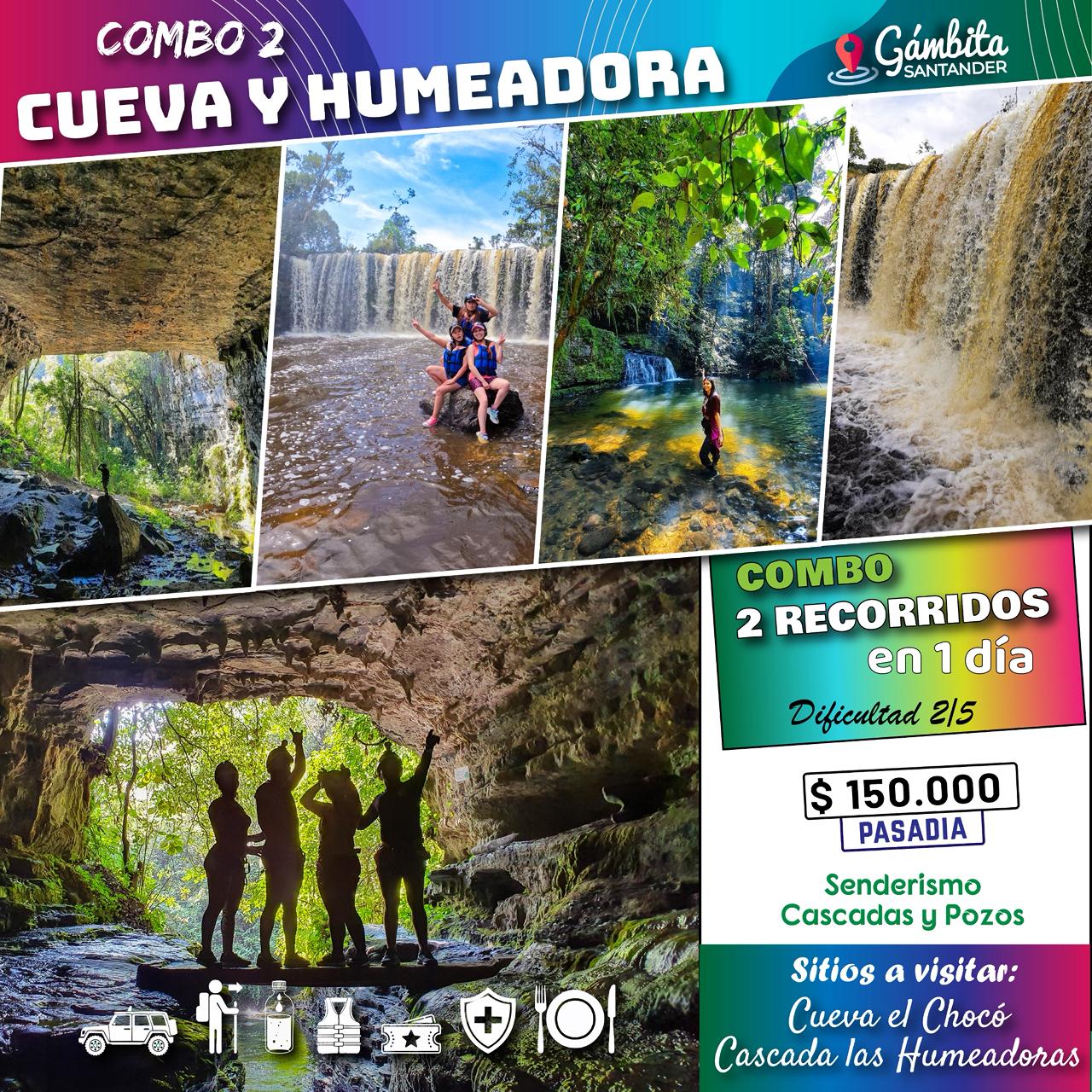 COMBO 2, CUEVA Y HUMEADORA