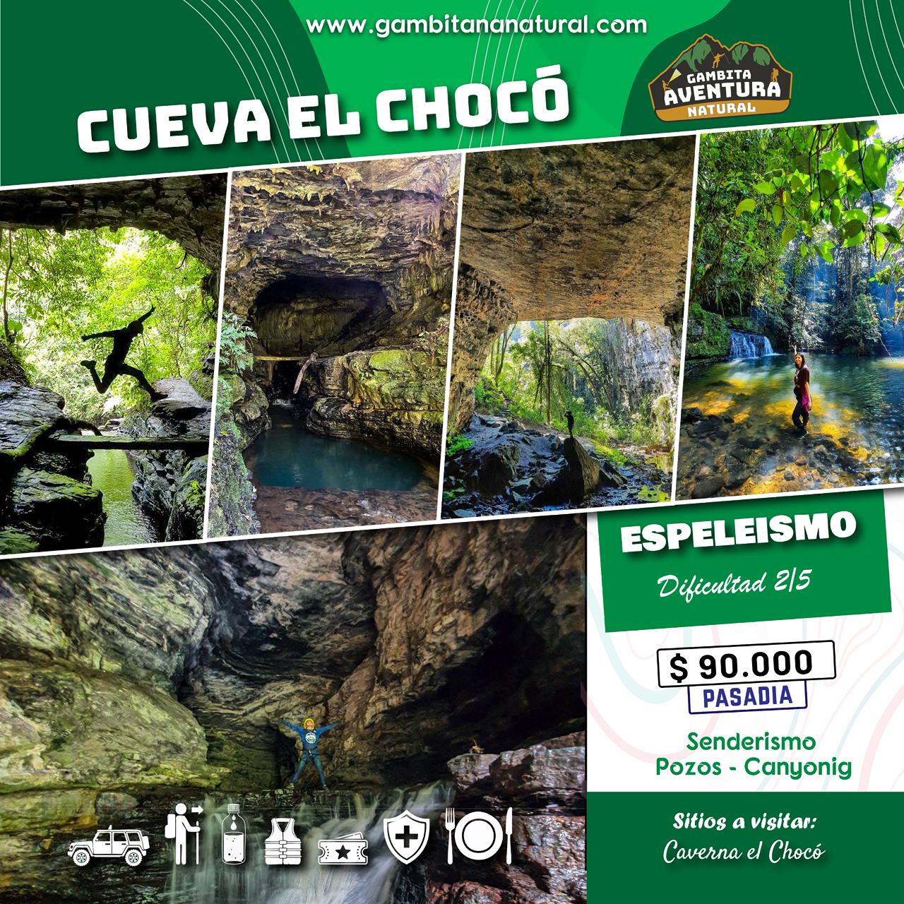 TOUR CUEVA EL CHOCÓ