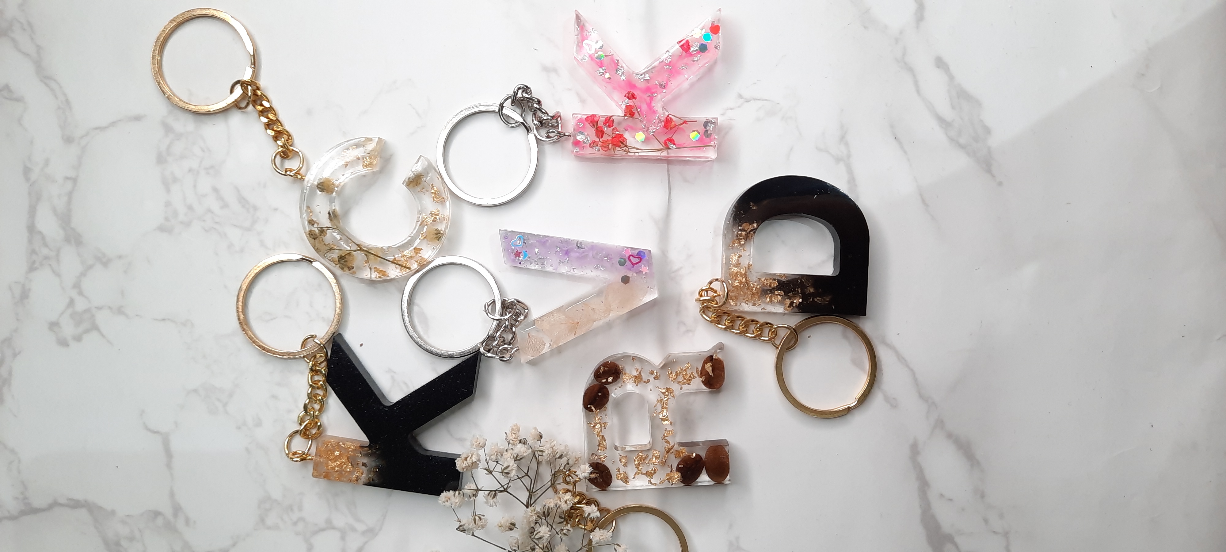 Handmade Resin Keychains