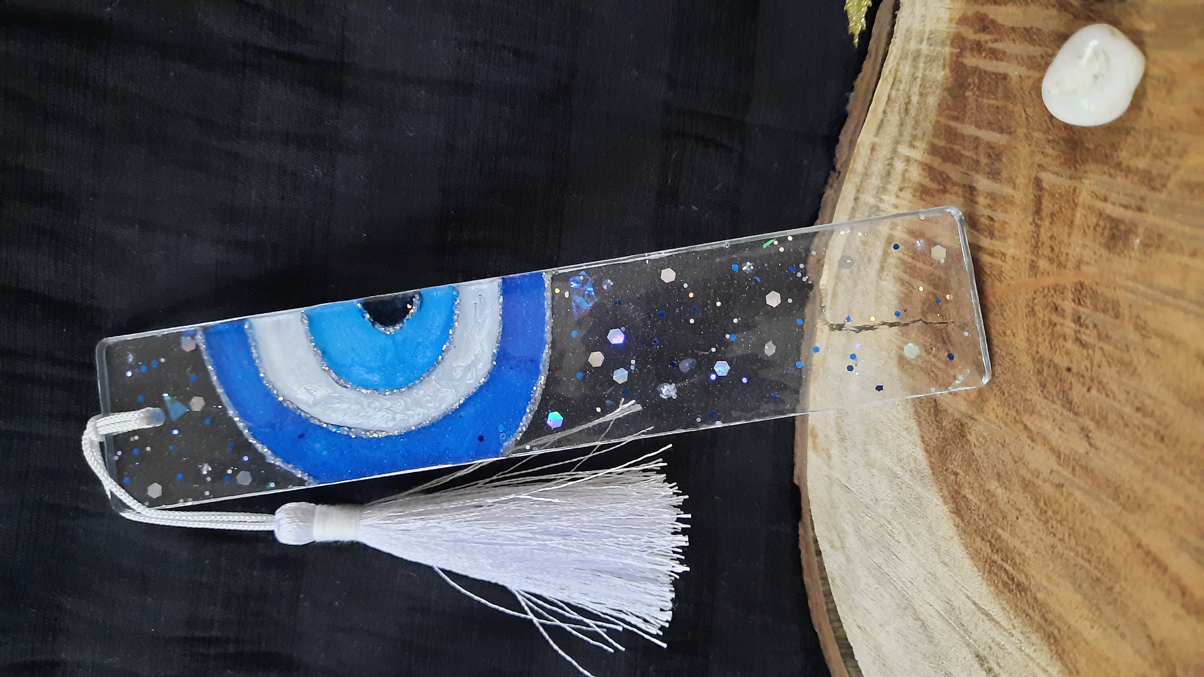 Evil Eye Resin Bookmark