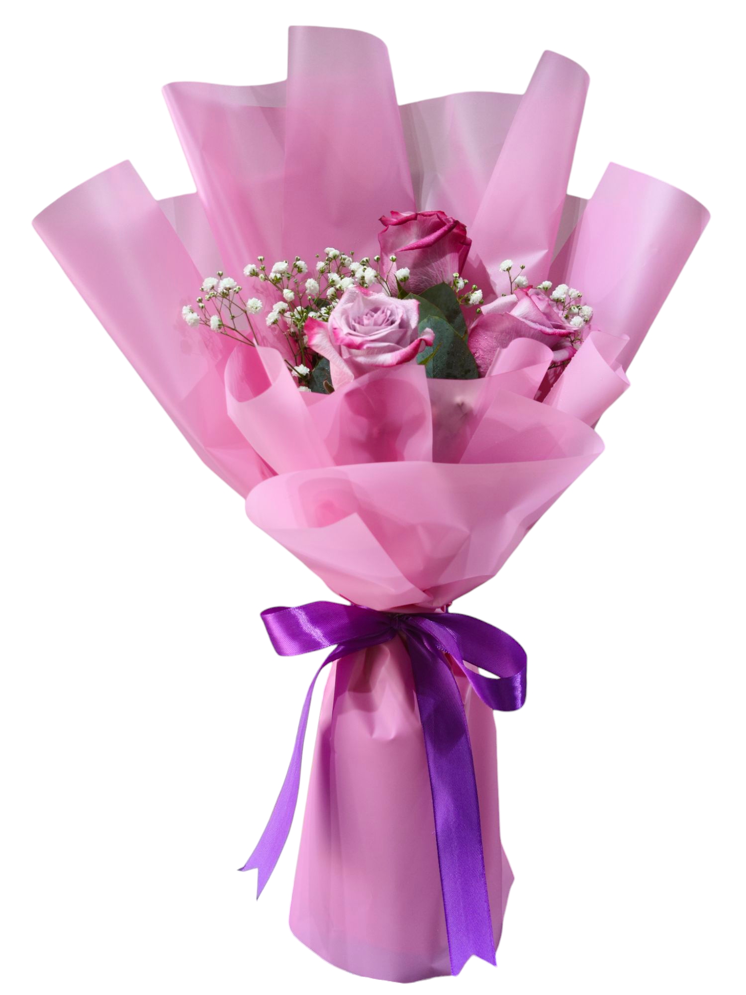 Purple Rose Bouquet