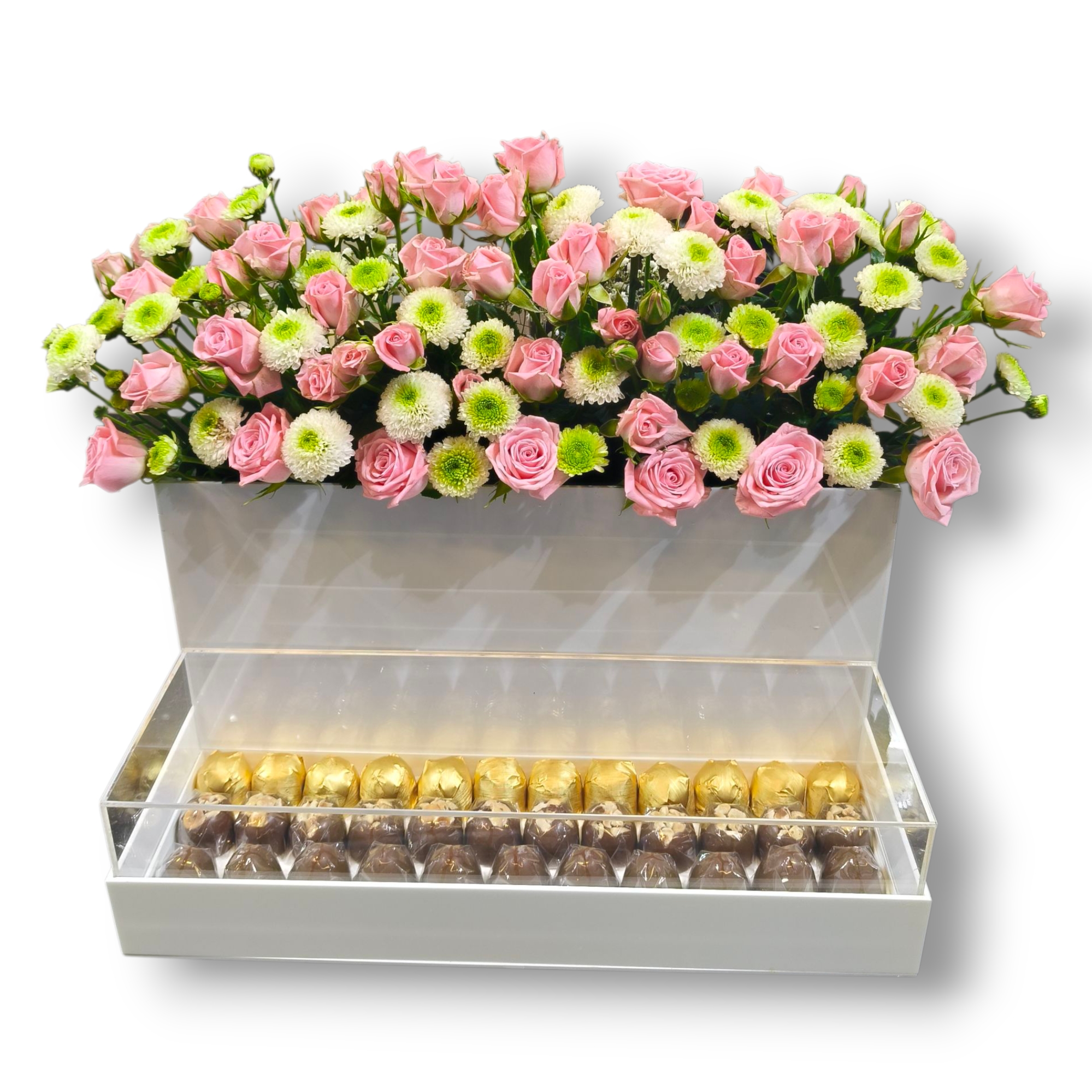 Luxury Flower and Chocolate Gift Box