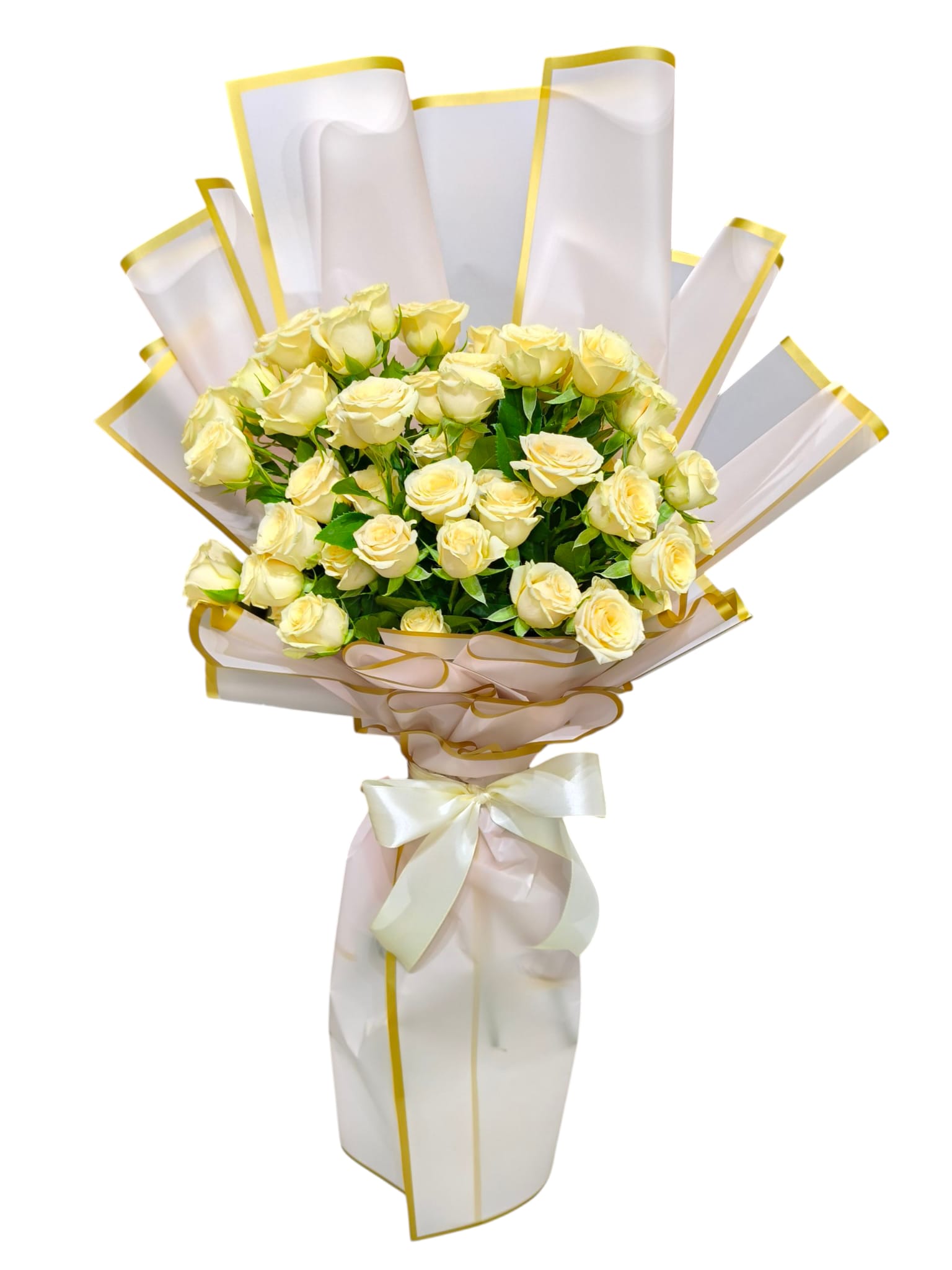 Bouquet of Cream Roses