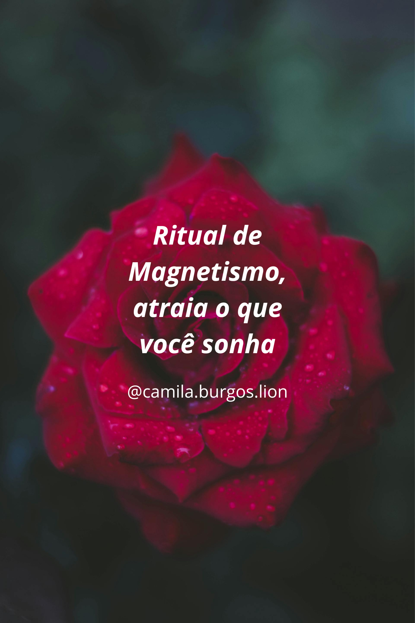 Ritual de Magnetismo Pessoal