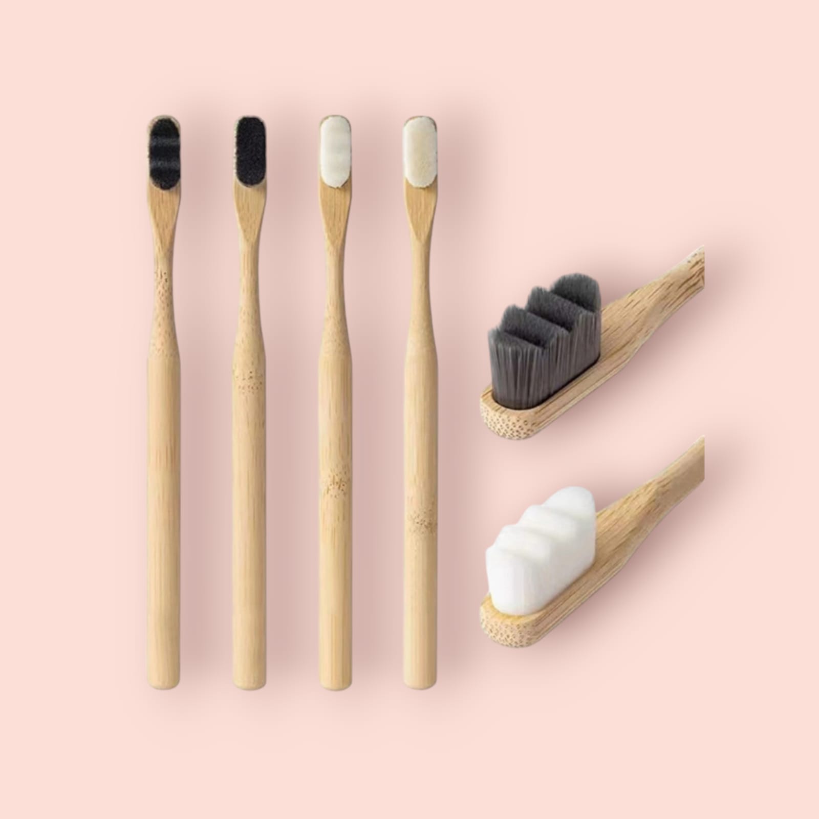 Bamboo Toothbrushes Nano bristles 