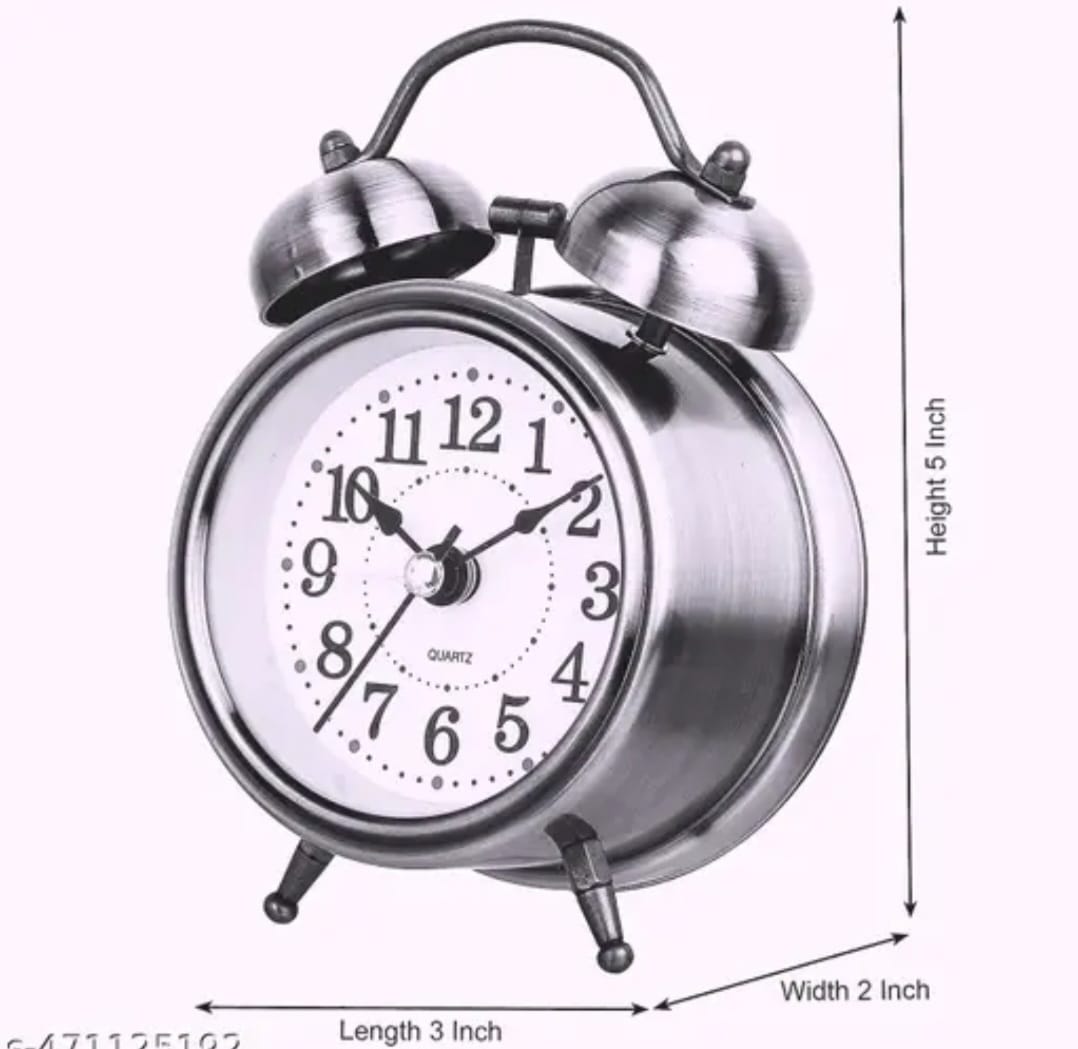 Classic Analog Alarm Clock