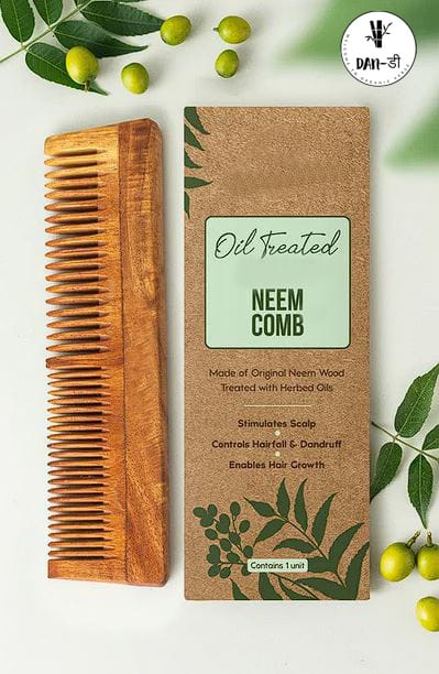 Oil Treated Neem Comb